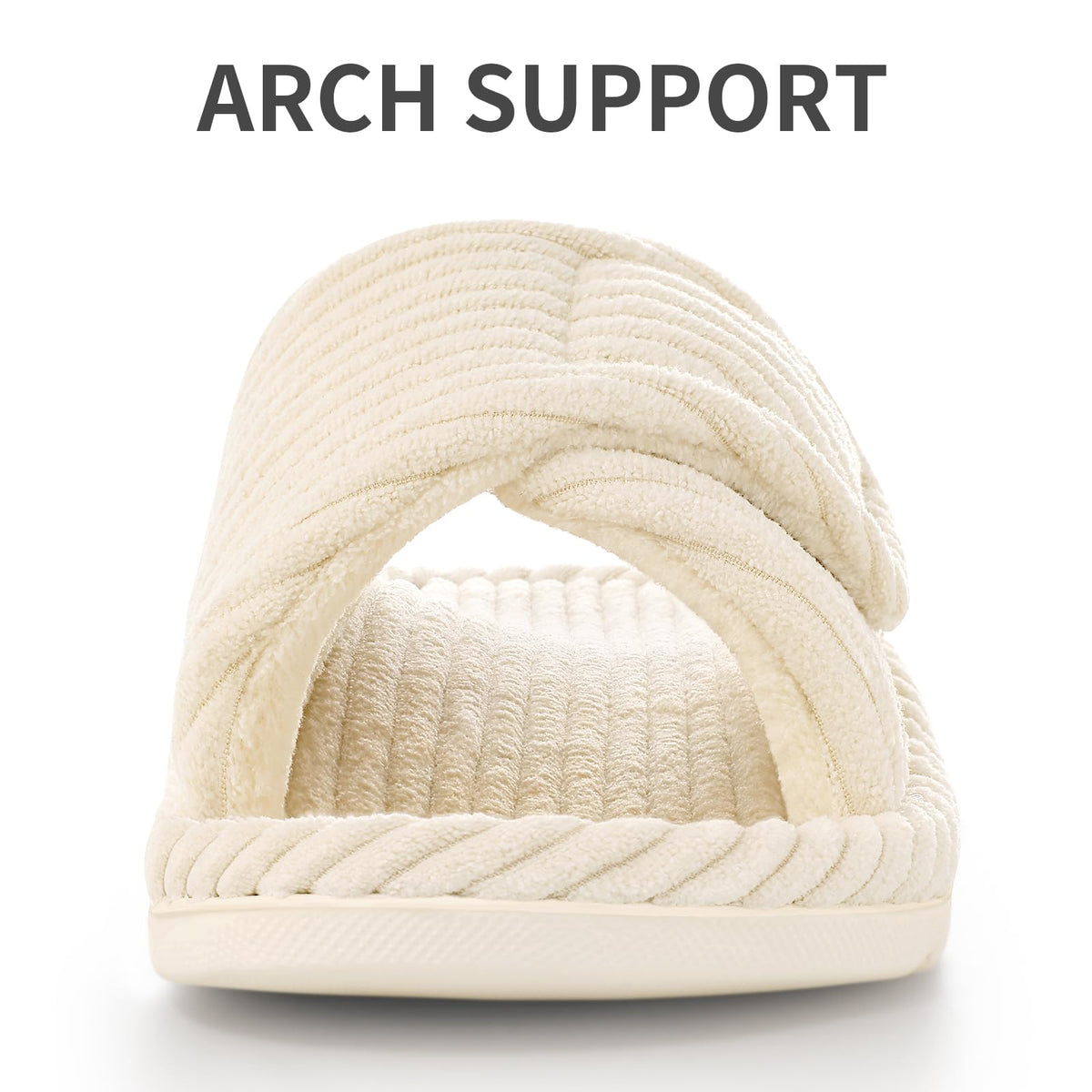Litfun Orthopedic Slippers for Women Arch Support House Shoes