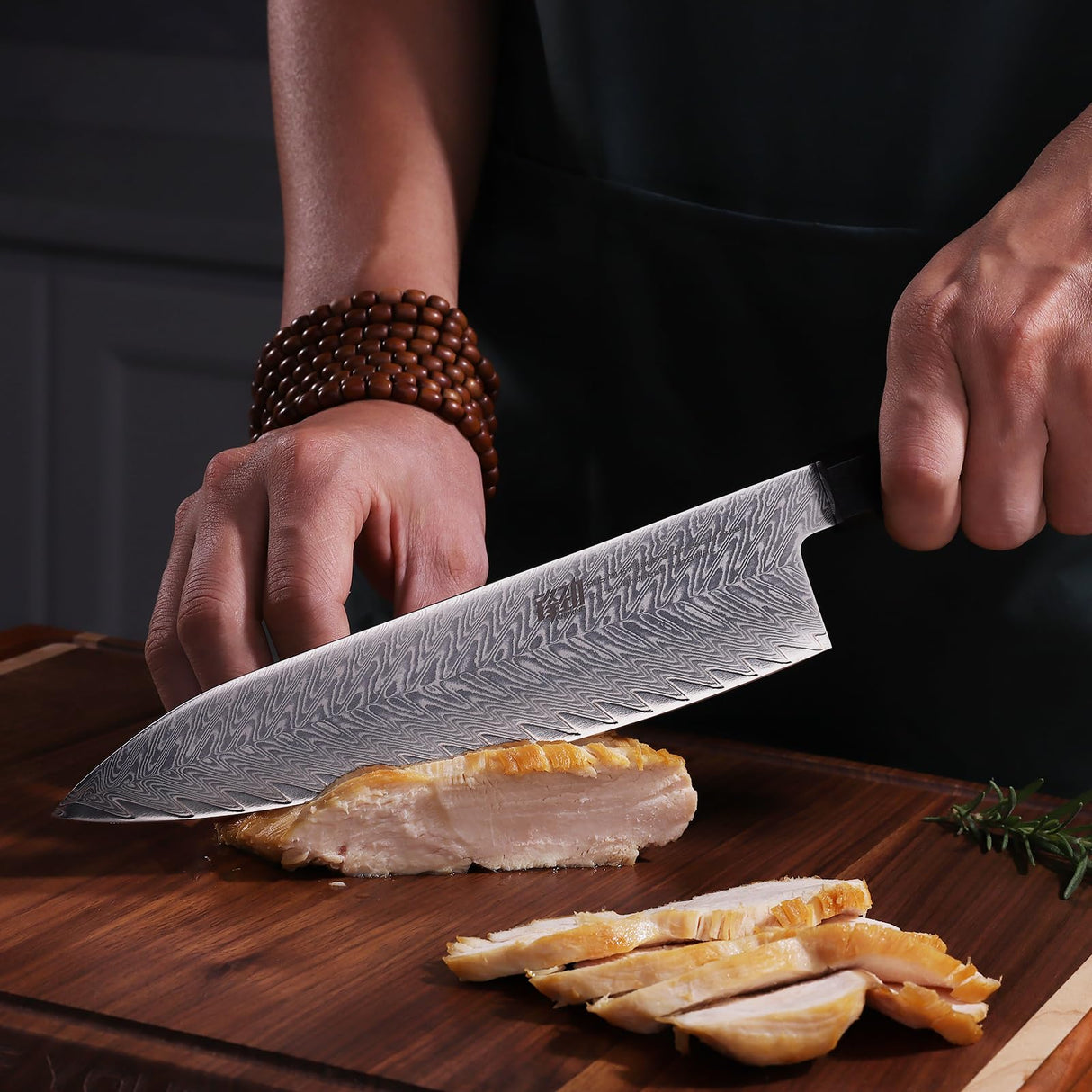 FINDKING 8 Inch Japanese Chef's Knife, Premium Damascus Steel Construction Kitchen Knife, Multifunctional Gyuto Knife, Exceptional Cutting Performance (Samurai Series)