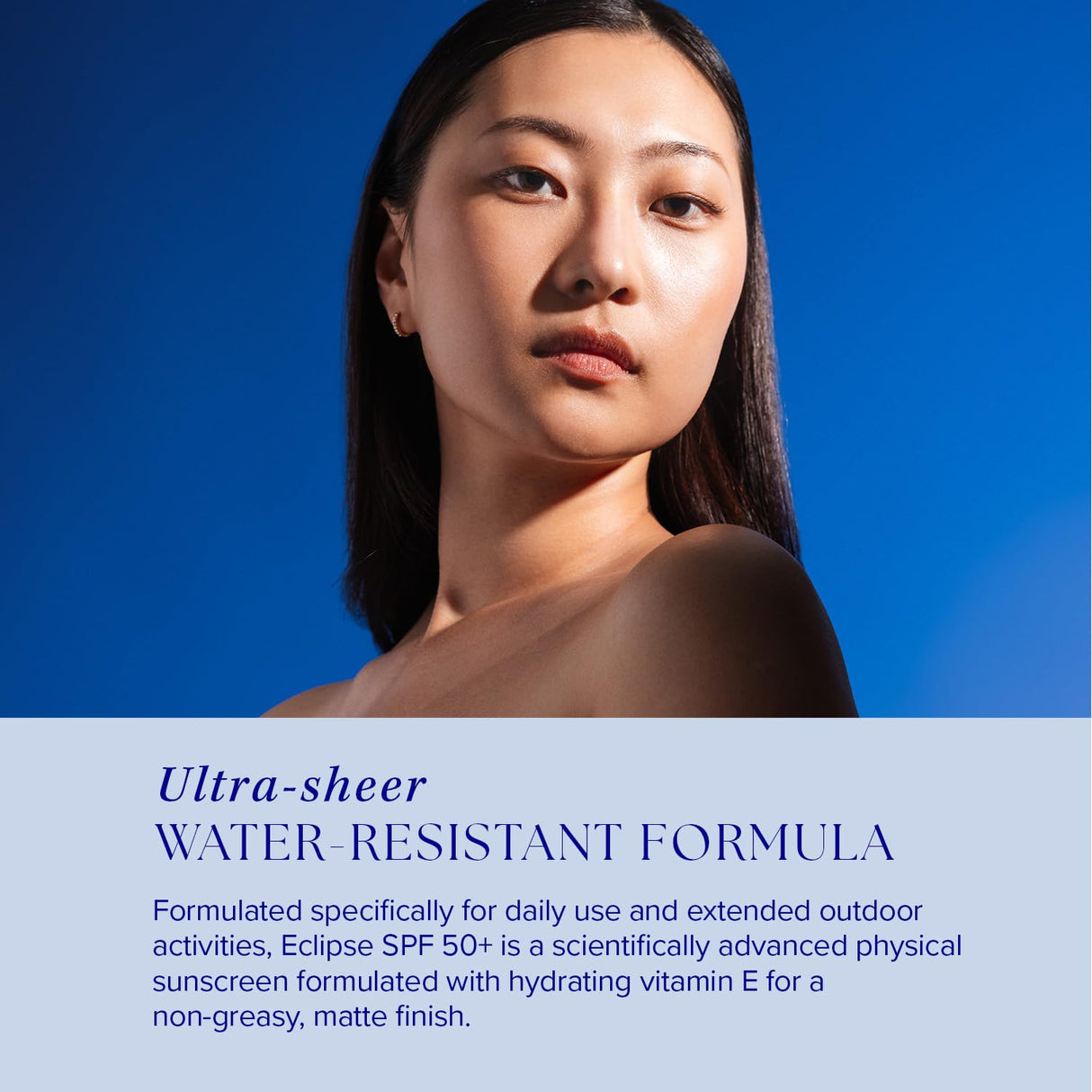 iS CLINICAL Eclipse SPF 50+ Sunscreen, Zinc Oxide tinted sunscreen, ultra sheer non-greasy matte finish sun cream for face