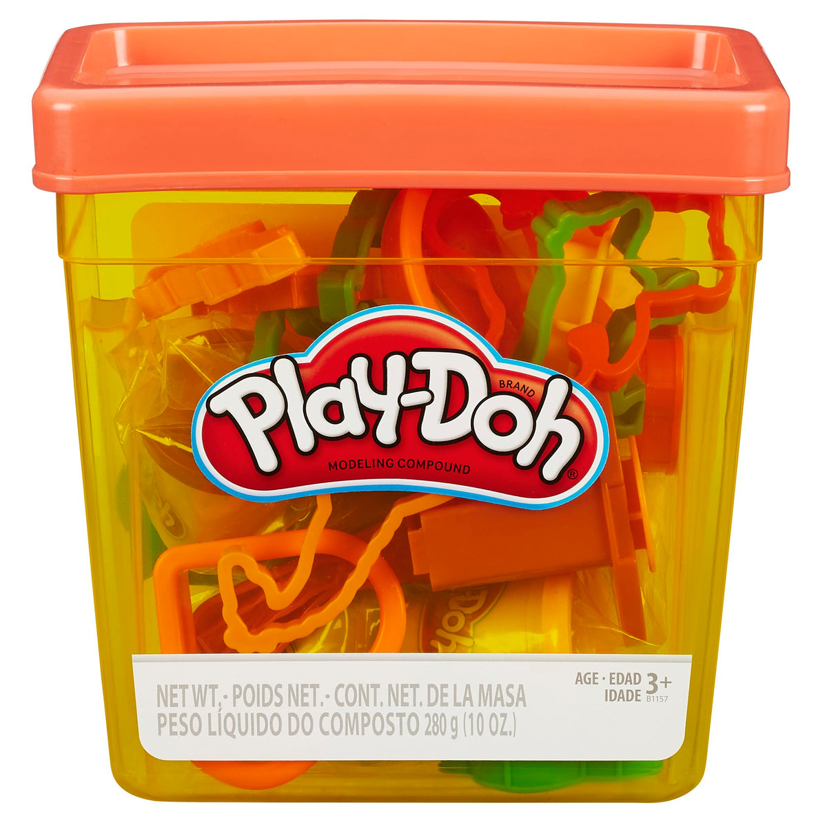 Play-Doh Fun Tub Set, 19 Accessories & Reusable Storage Container, Preschool Toys, Kids Arts & Crafts, Back to School Gifts, Ages 3+ (Amazon Exclusive)