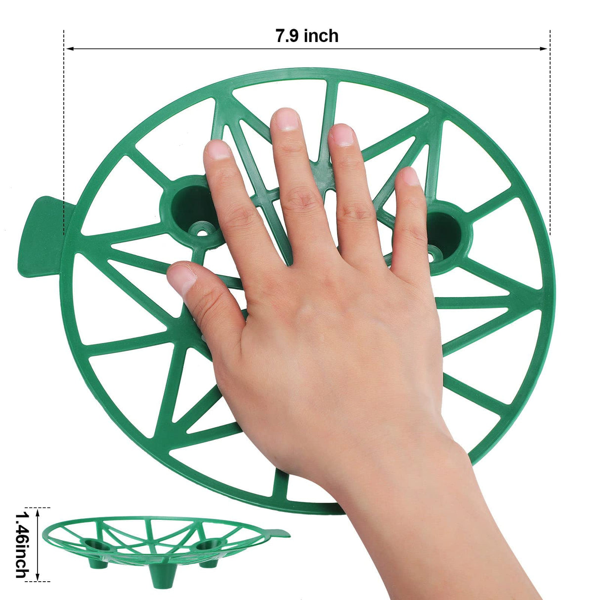 20 Pack Melon Cradle Plant Melon Supports Cages Cradles Trellis Garden Harvest Basket Protector for Watermelon, Cantaloupe, Pumpkins, Strawberries Avoid Ground Rot