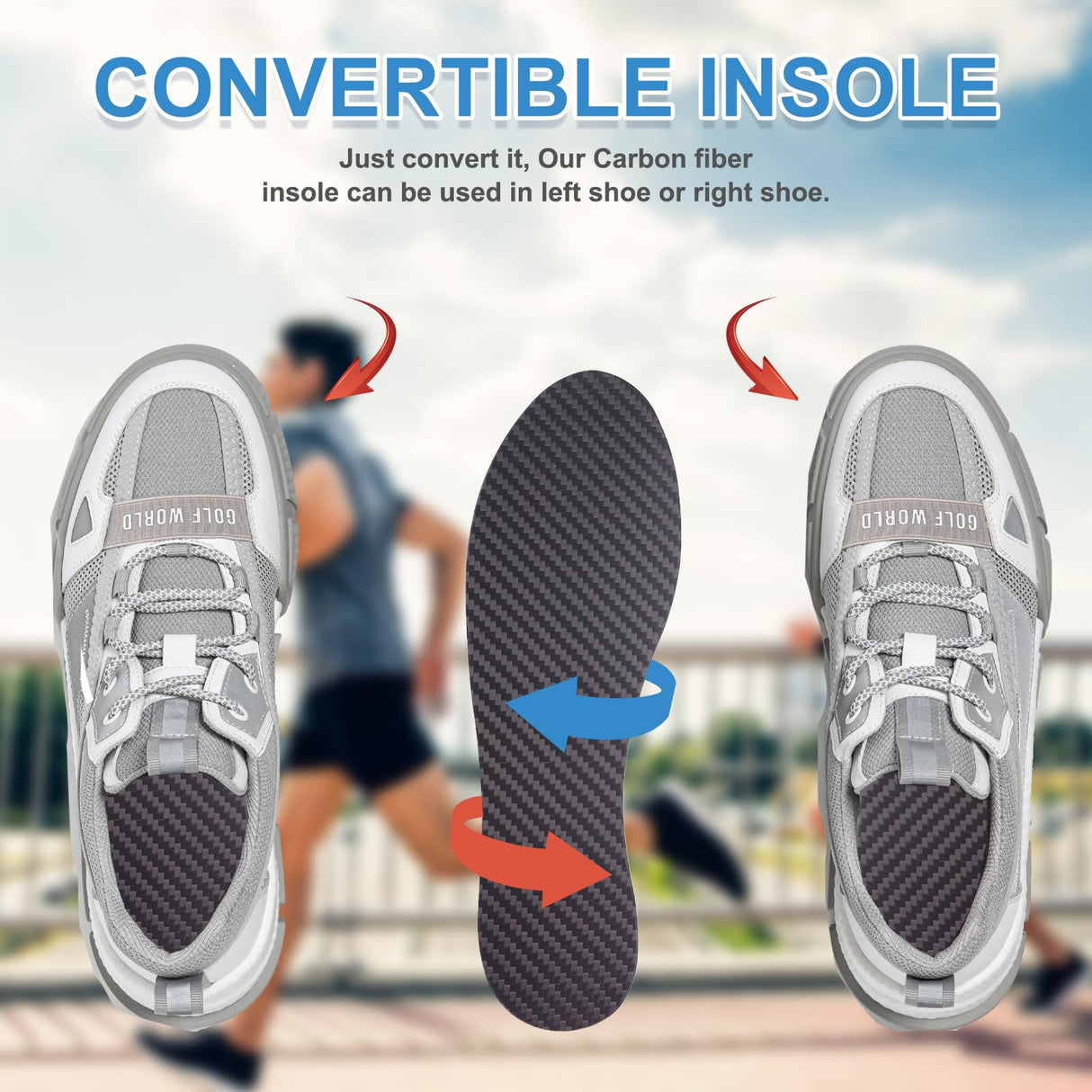 1 Pair Carbon Fiber Insole for Men Women Rigid Carbon Fiber Shoe Insert Carbon Fiber Foot Plate for Hallux Rigidus Limitus, Turf Toe,Morton's Toe (11.85” / 300mm - Men's 12.5 / Women's Size 13.5)