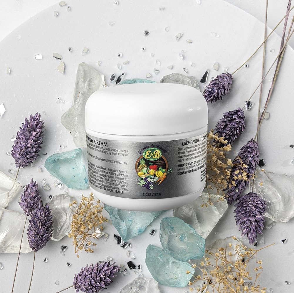 2 Pack Essence de Beaute Collagen + Vitamin E Face & Body Cream, 4oz