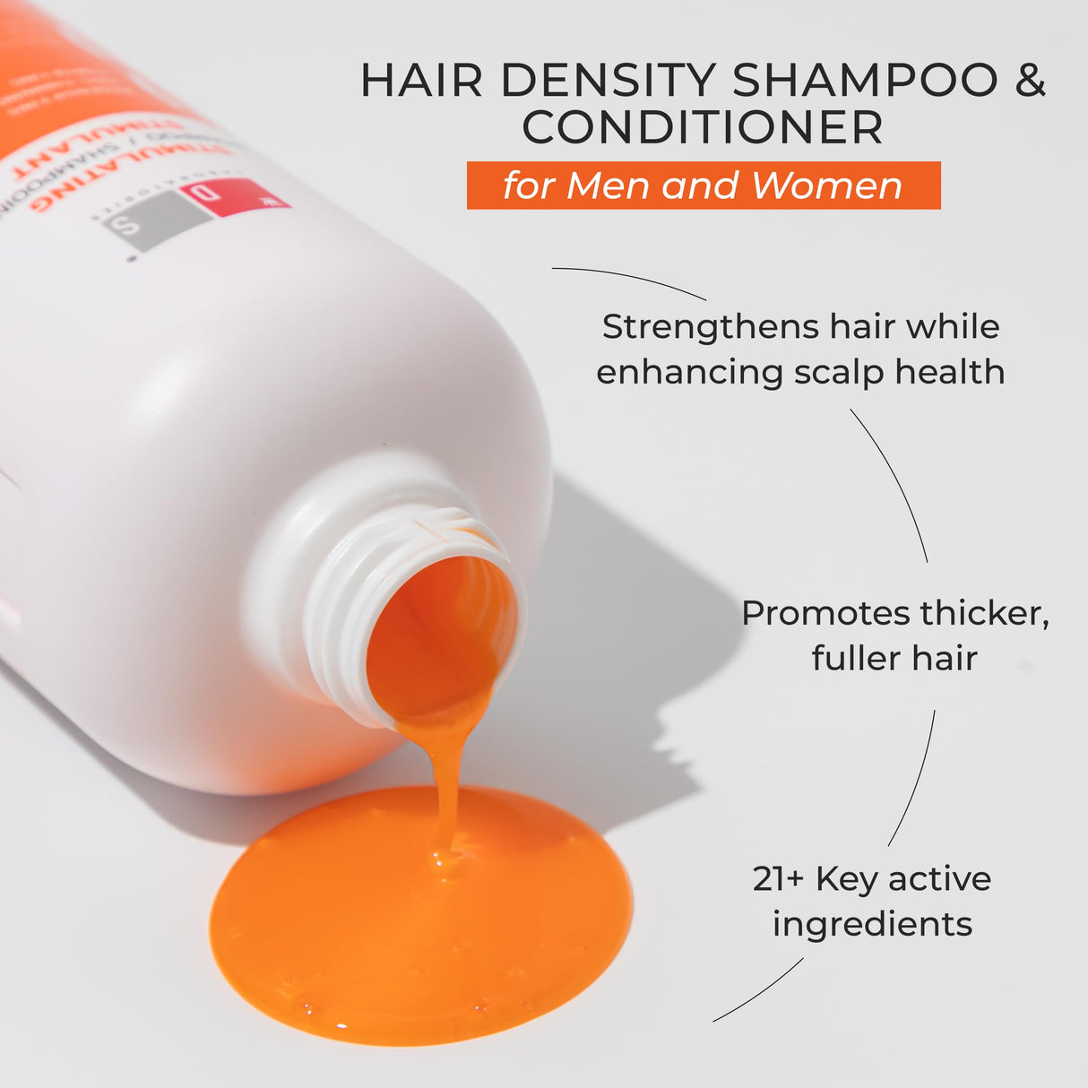 DS Labs Revita Shampoo and Conditioner – High-Performance Hair Density Kit, Volumizing, Thickening, Fuller, Sulfate & Silicone Free, For Men & Women, 925mL, Packaging May Vary