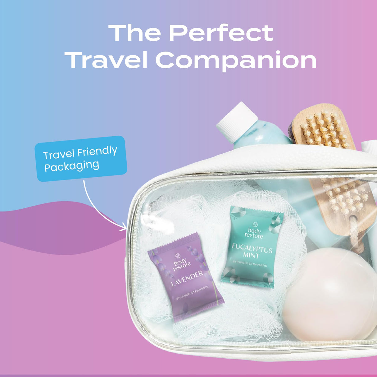 Body Restore Shower Steamers Aromatherapy 6 Pack - Christmas Stocking Stuffers, Birthday Gifts for Women, White Elephant, Relaxation, Self Care for Men - Bloom