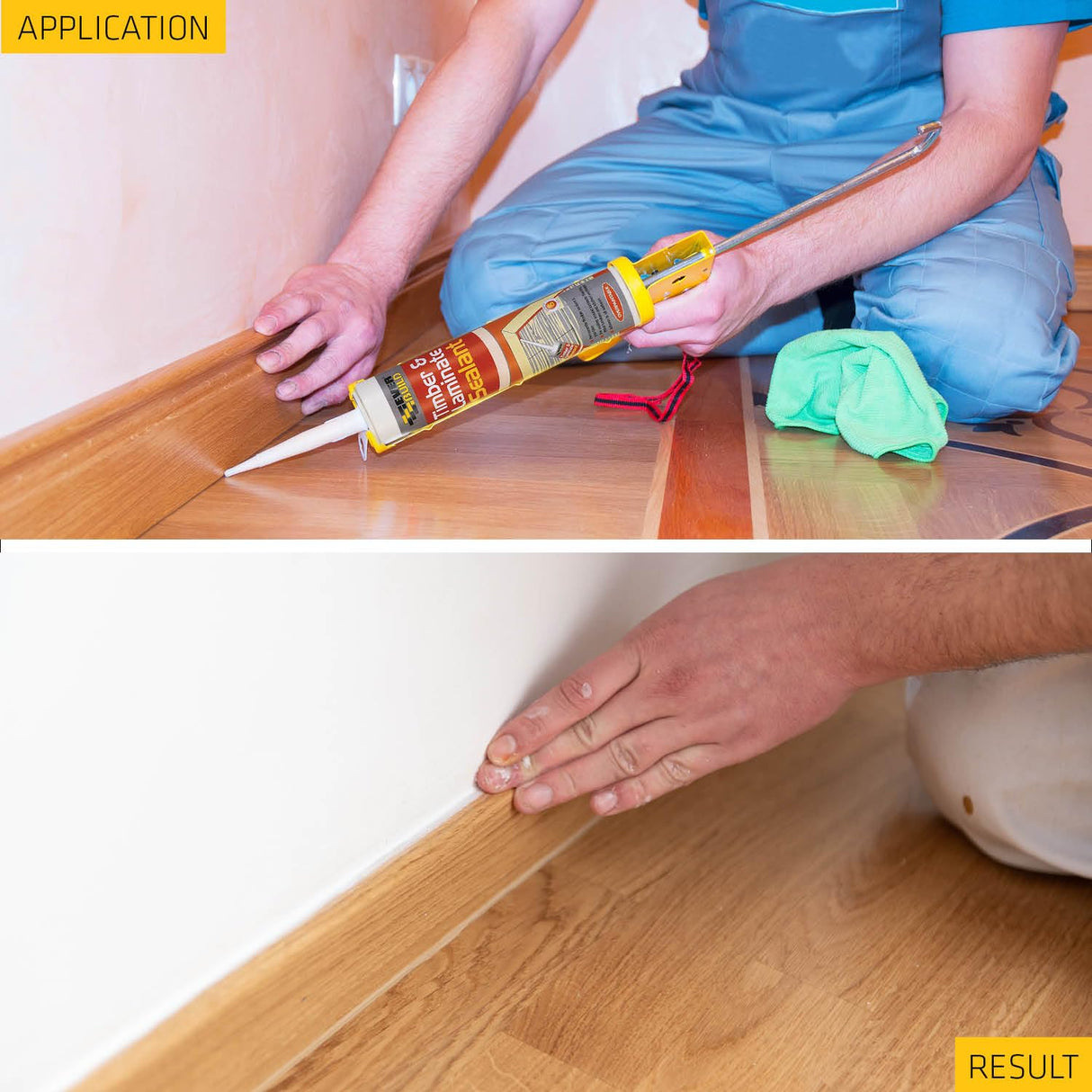 Everbuild EVBTIMBOAK Timber and Laminate Sealant Oak C3, Set of 1