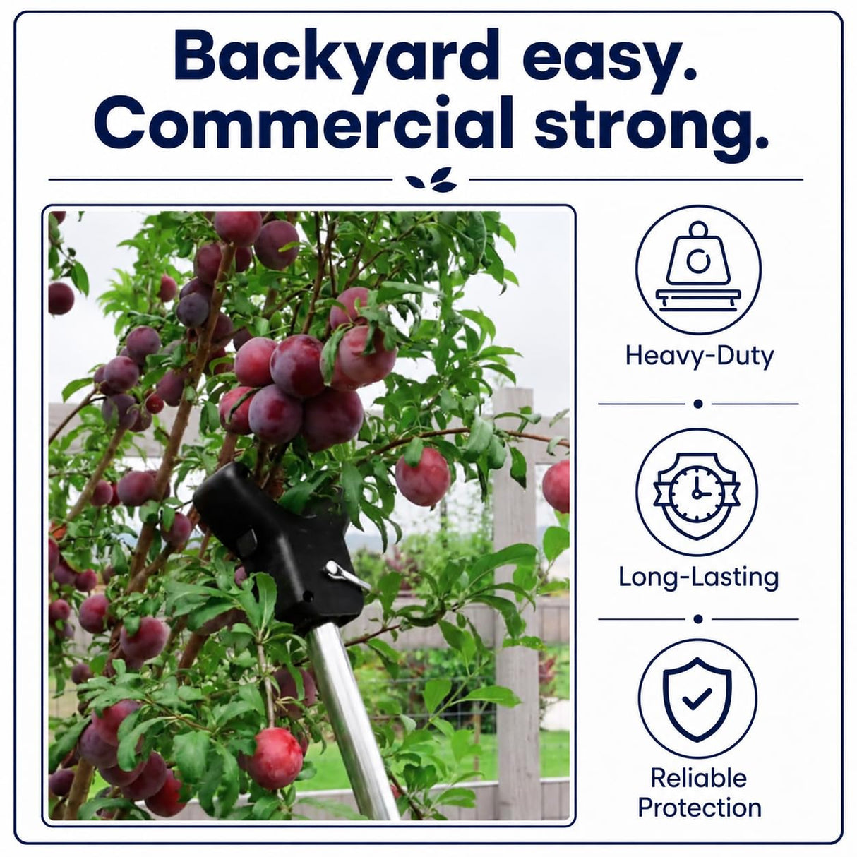 Tree Branch Crutch – Prevent Broken Limbs - Pole Sold Separate (2-Pack)