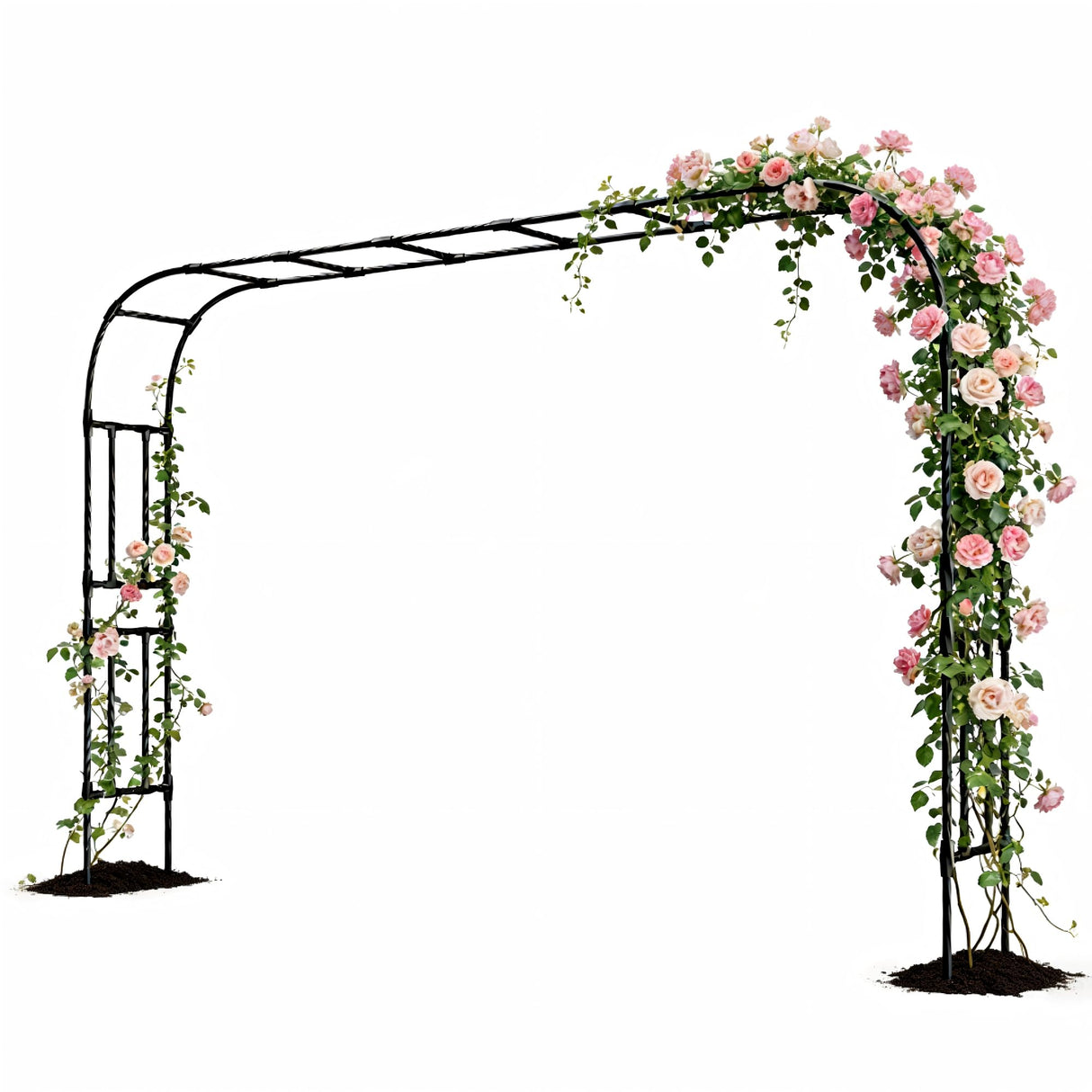 RUCOIN 25MM Thickened Garden Arch Trellis – 157"(L) x 105"(H) Arbor