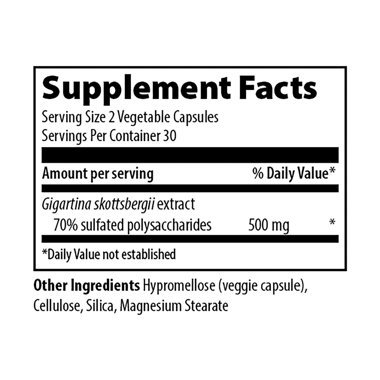 Vibrant Health, Gigartina Red Marine Algae, Plant-Based Immune Support, 60 Capsules