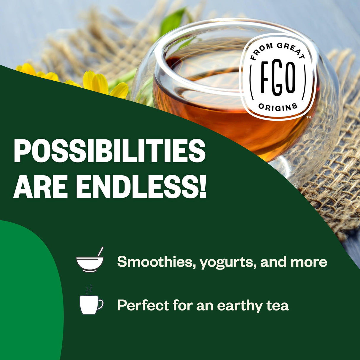 FGO Organic Moringa Oleifera Leaf Powder, 16oz Bulk Resealable Pouch, Sourced from India, Non-GMO, Packaging May Vary (Pack of 1)