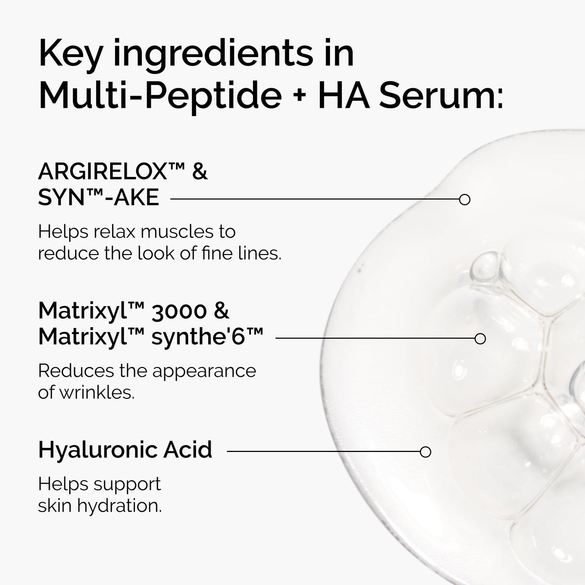 The Ordinary Multi-Peptide + Hyaluronic Acid, Anti-Aging Peptide Serum for Crow’s Feet, Elasticity & Firmness, 1 Fl Oz