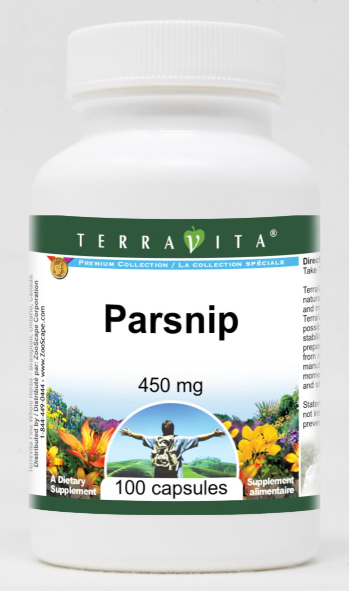Parsnip - 450 mg (100 Capsules, ZIN: 521077) - 2 Pack