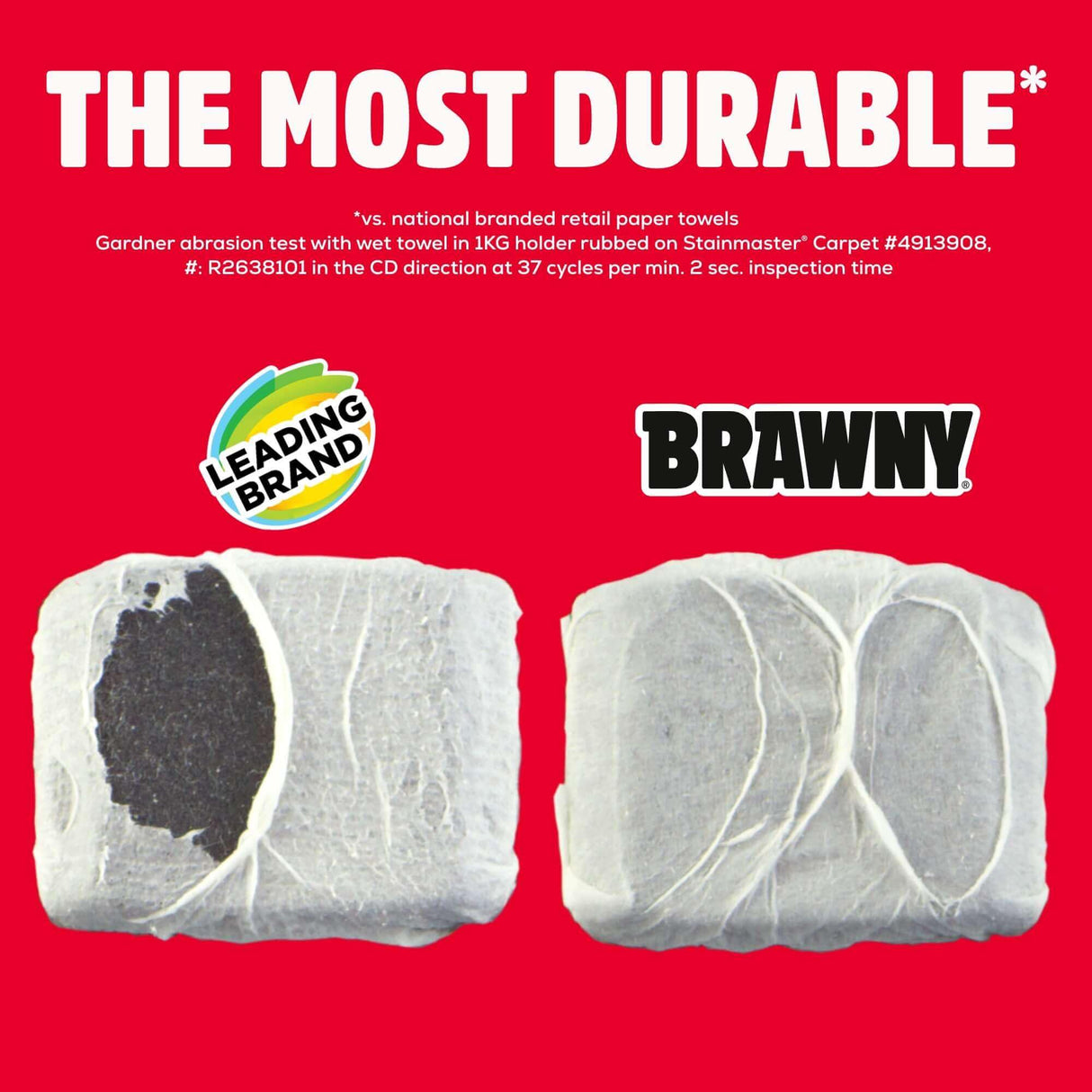 Brawny Tear-A-Square 3-Ply Paper Towels, 12 XL Family Rolls = 30 Regular Rolls, Strong, Absorbent, and Durable with 3 Sheet Sizes (Quarter, Half, Full)