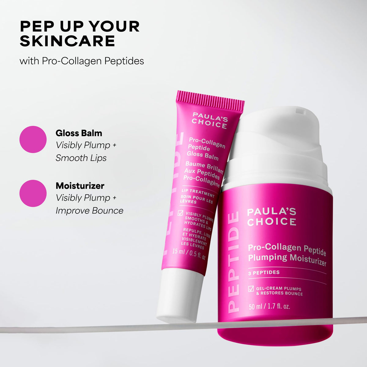 Paula's Choice Pro-Collagen Peptide Plumping Face Moisturizer, 1.7 Fl Oz