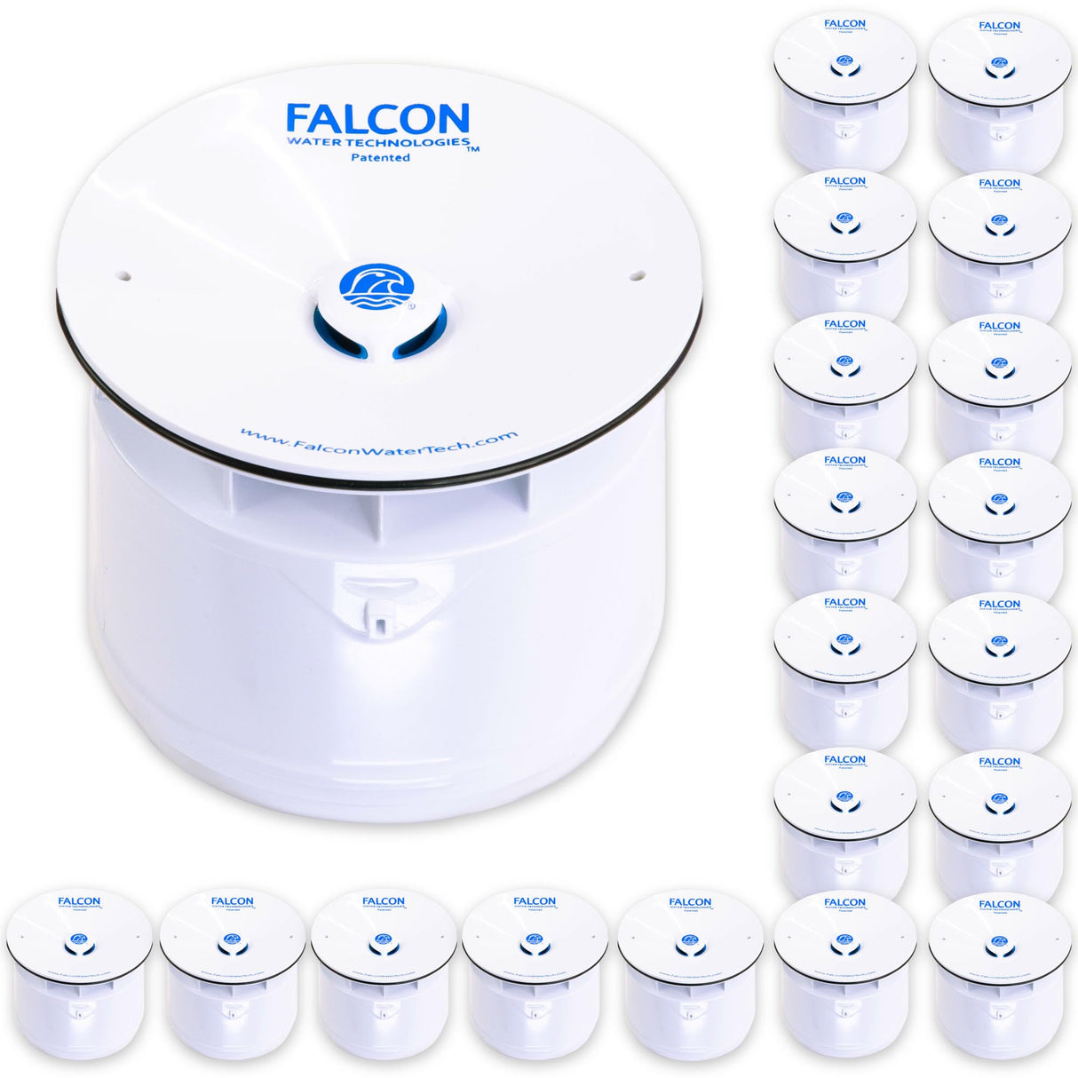 Falcon Velocity Water-Free Urinal Cartridge - Replacement Liquid Cartridge for Waterless and Hybrid Urinals (1 Pack)