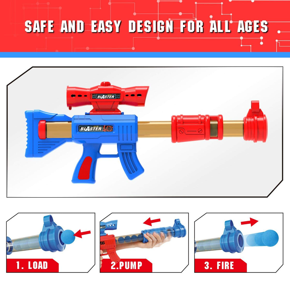 YEEBAY Shooting Game Toy for Age 6, 7, 8,9,10+ Years Old Kids, Boys