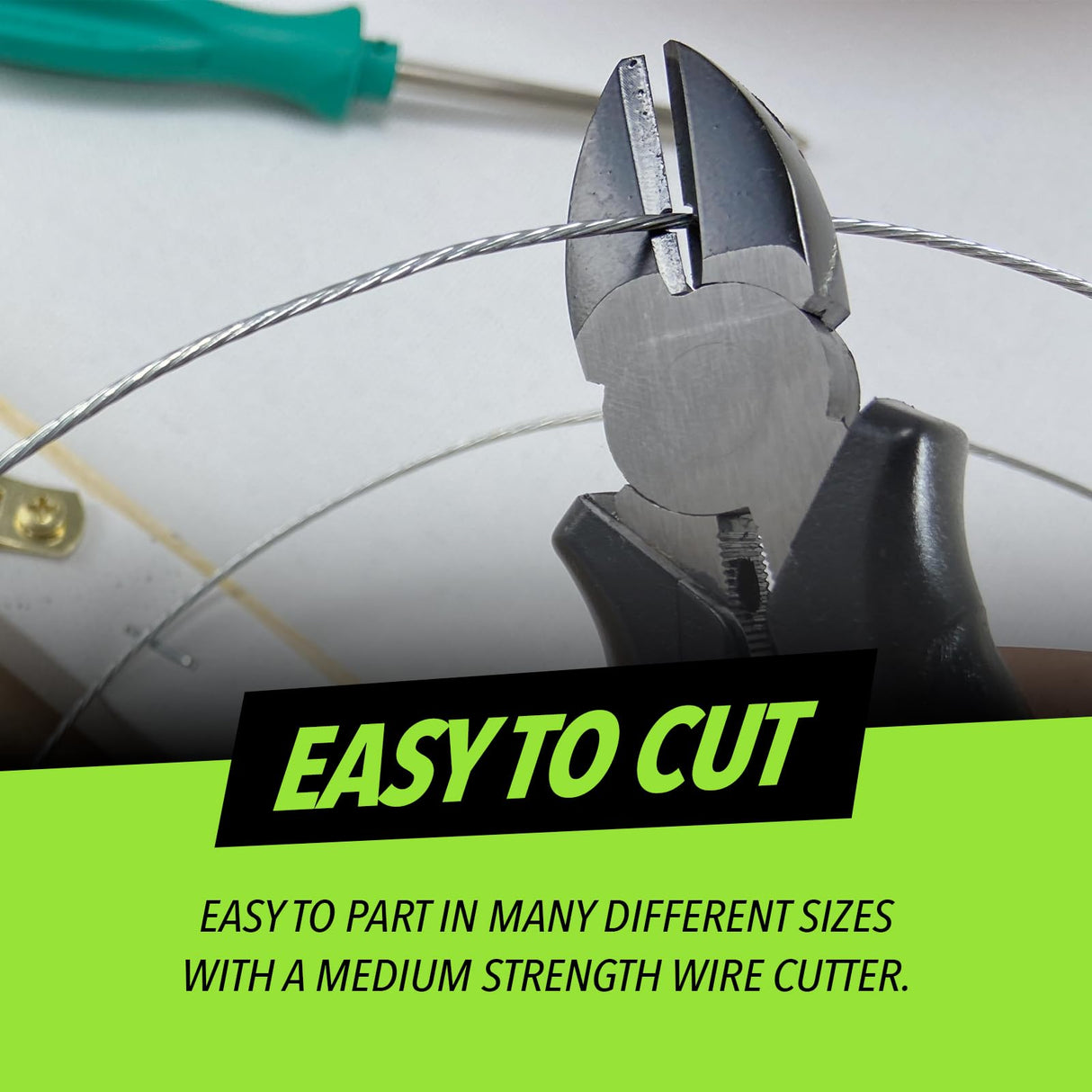 HANGDONE Picture Hanging Wire #5 – 50lbs Capacity – 100ft – 16 Gauge Non-Coated Steel | Flexible & Heavy-Duty | for Frames, Mirrors & Wall Décor