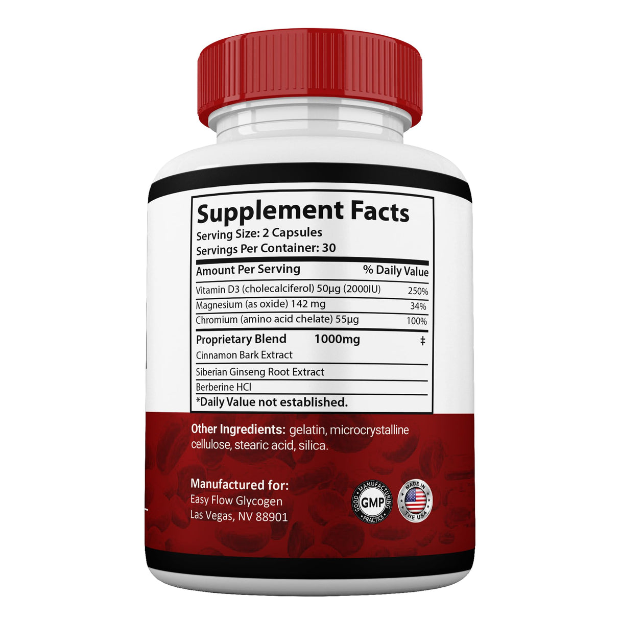 Gold Nutra (2 Pack) EasyFlow Blood Support Capsules, Easy Flow Glyco Pills, Glyco Optimizer Capsules Glycogen Supplement, 2 Months Supply