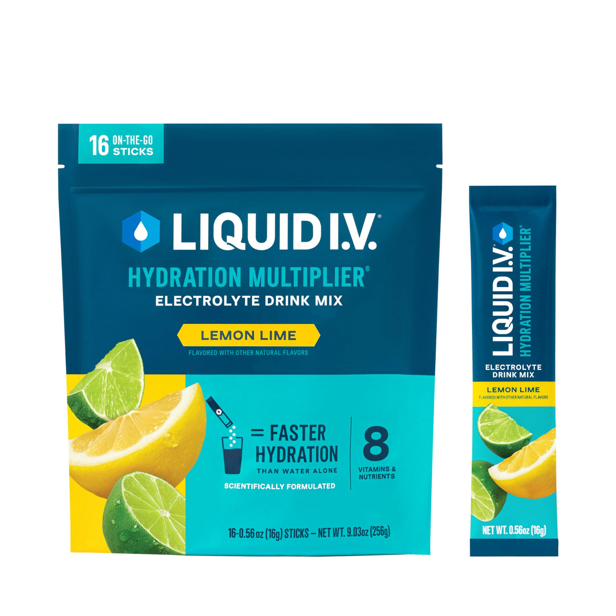 Liquid I.V.® Hydration Multiplier - Acai Berry | Electrolyte Powder Drink Mix | 1 Pack (16 Servings)