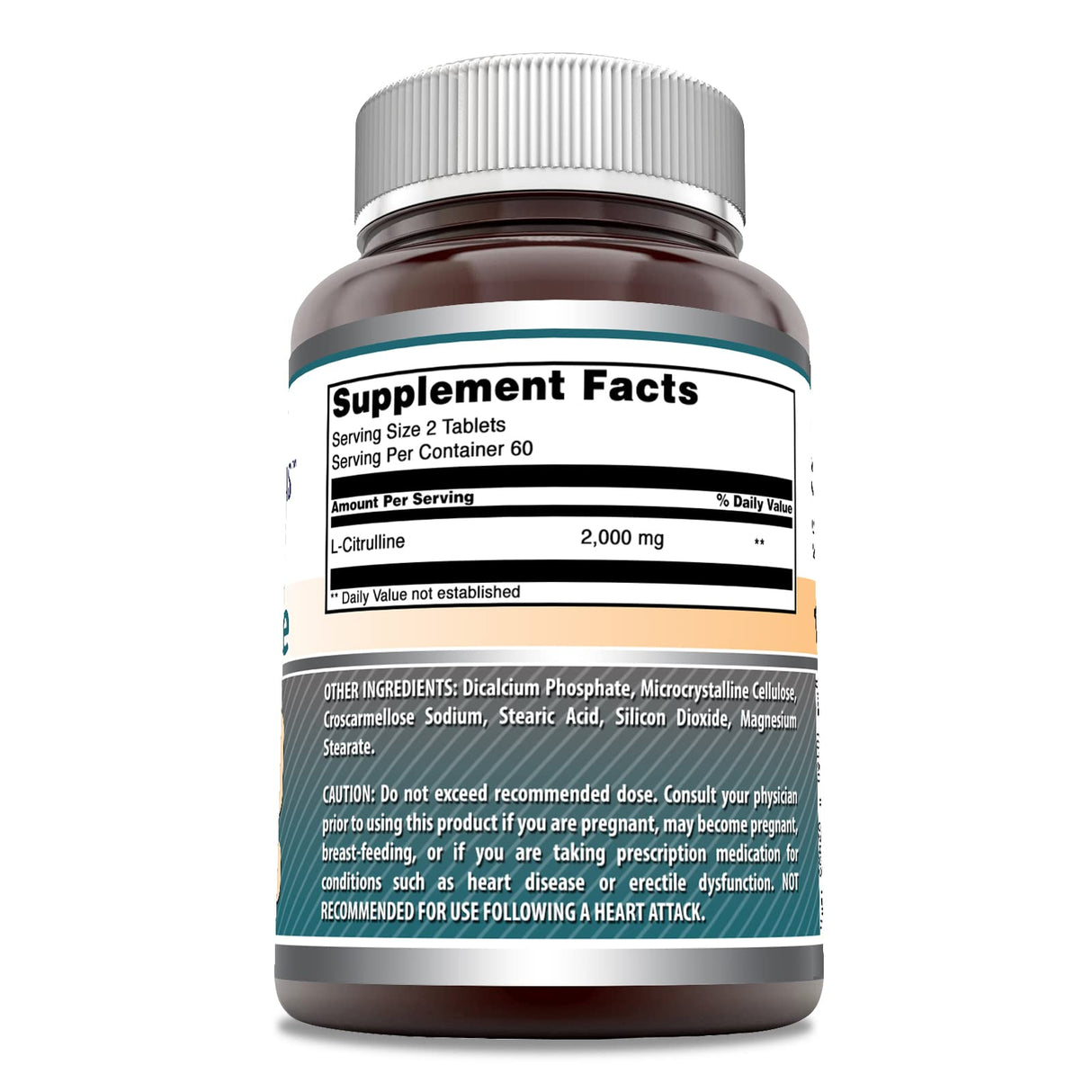 Amazing Formulas L Citrulline 2000mg Per Serving 120 Tablets Supplement | Amino Acid Supplement for Men & Women | Non-GMO | Gluten Free | Made in USA