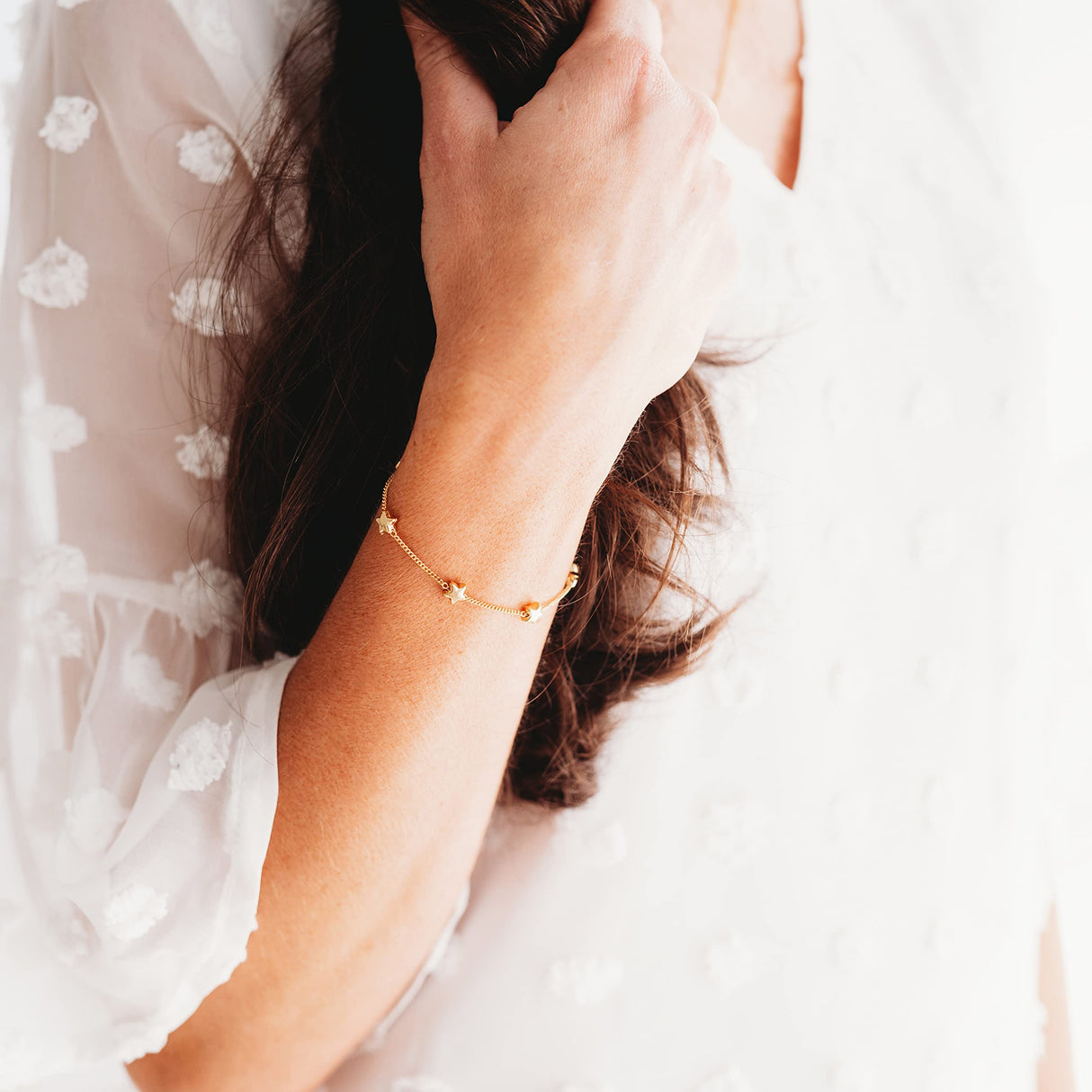 Swanky Crafts Best Friend Birthday Gifts For Women - Friend Gifts For Women, Friendship Gifts For women, Birthday Gift For Best Friend Bracelets - Golden Plated Star Bracelet With Gift Wrap
