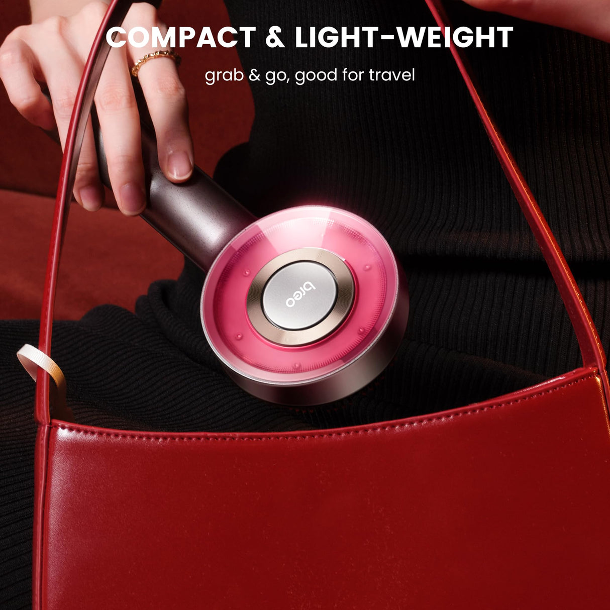 Breo Scalp3 Scalp Massaging Brush, Shiatsu Hair & Scalp Massager with IPX7 Waterproof, Cordless & Portable, Electric for Head, Home Relaxation