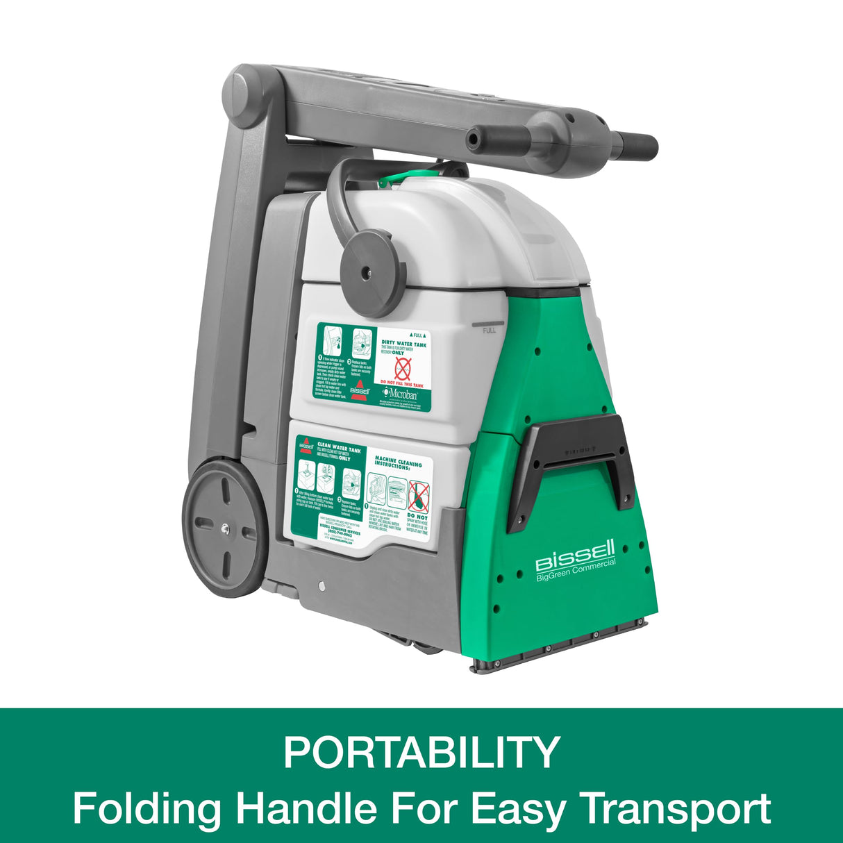 Bissell Commercial Bissell BigGreen Commercial BG10 Deep Cleaning 2 Motor Extractor Machine