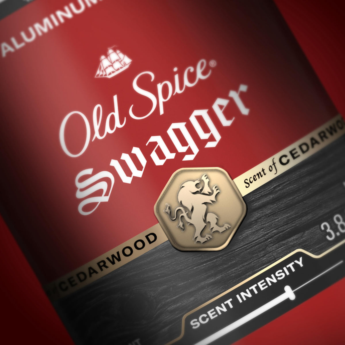 Old Spice Deodorant for Men, Aluminum Free, Swagger Scent, 3.8 oz Pack of 3