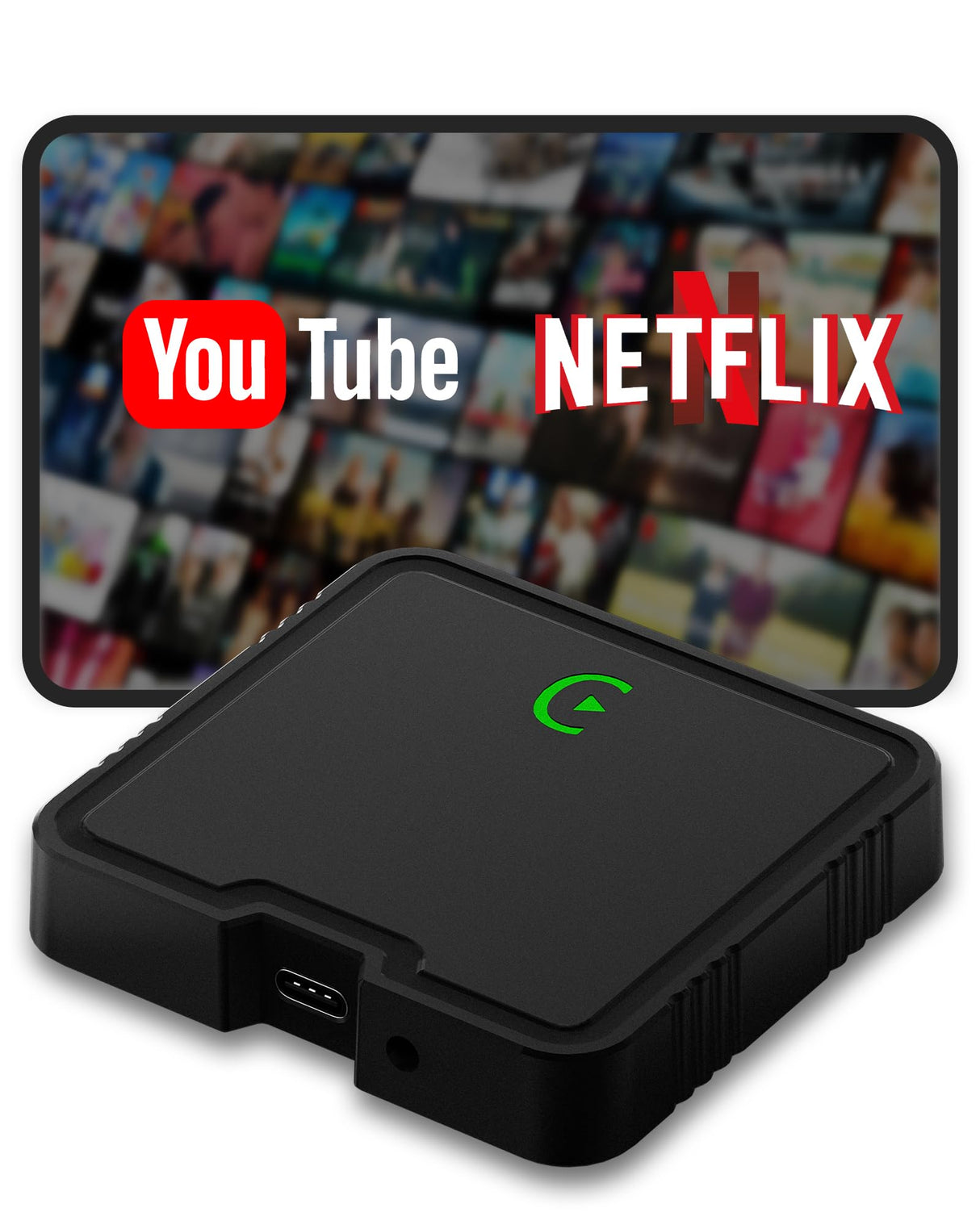 Wireless Carplay Adapter 2025 Ai Box for iPhone & Android Auto with Netflix YouTube Supports TF card Dongle Plug and Play Easy Setup Carplay Video entertainment box for iOS 10+ and cars after 2015 Car