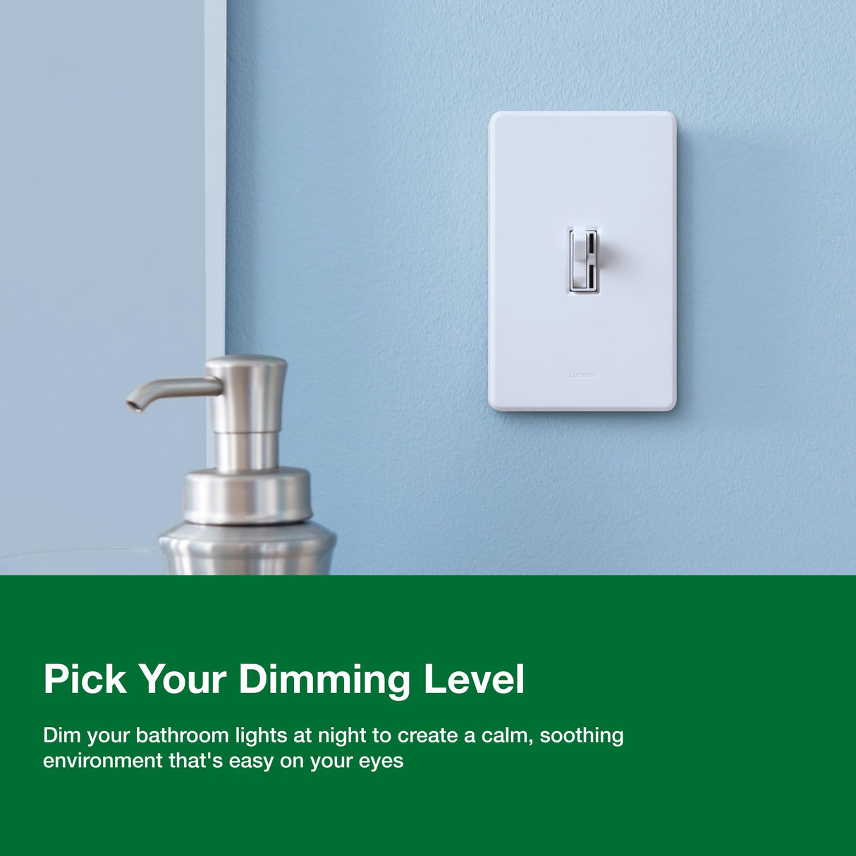Lutron Ariadni/Toggler LED+ Dimmer Light Switch for Dimmable LED, Halogen and Incandescent Dimmer Switch, 150W, Single-Pole/3-Way, AYCL-153P-WH, White