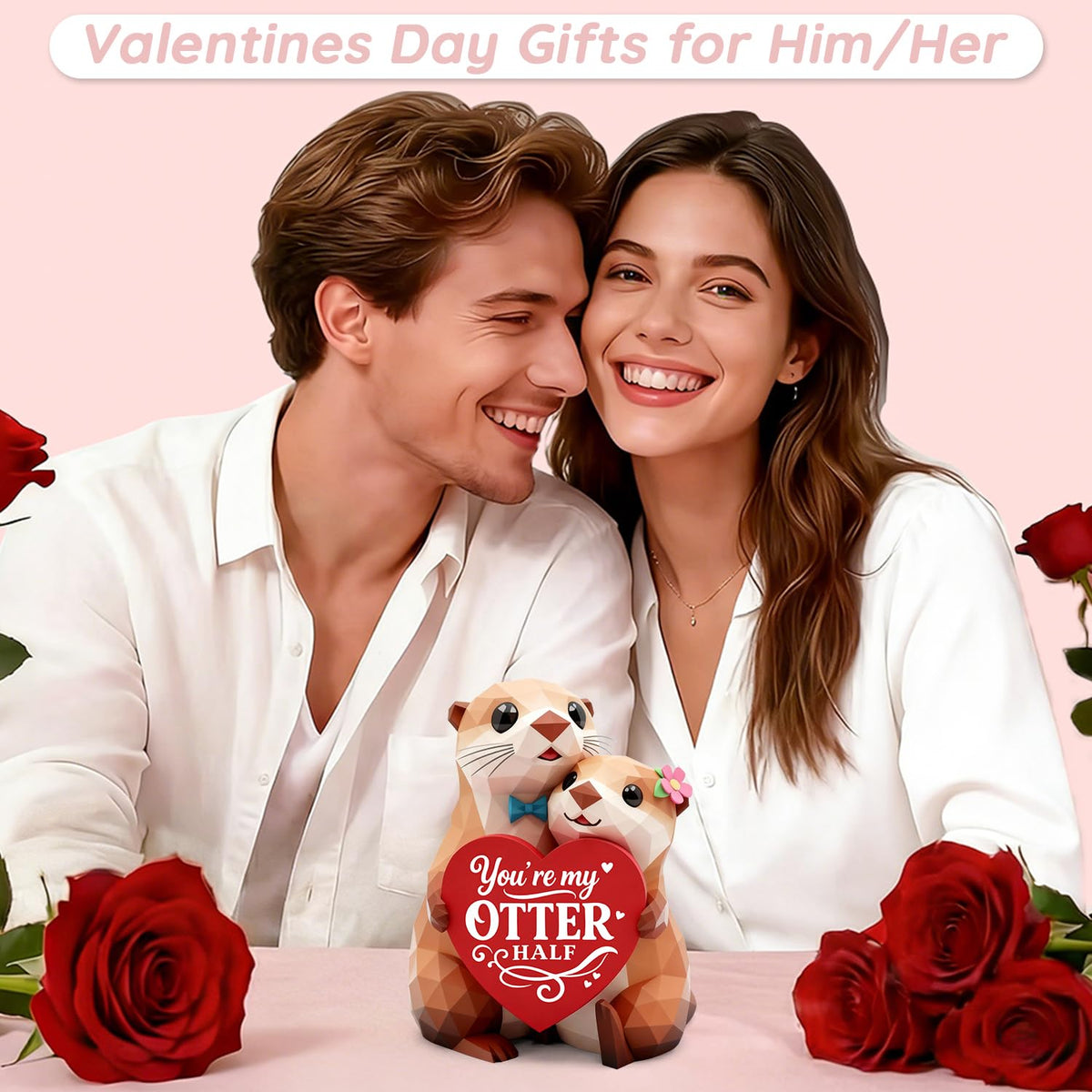 Gifts for Women Her Girlfriend Wife Husband BF Men Him Otter Figurines