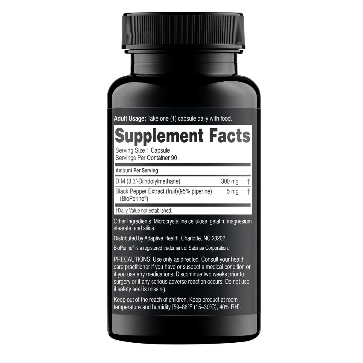 Nugenix Essentials DIM Supplement 305 mg Diindolylmethane & BioPerine for Hormone Balance, 90 Capsules
