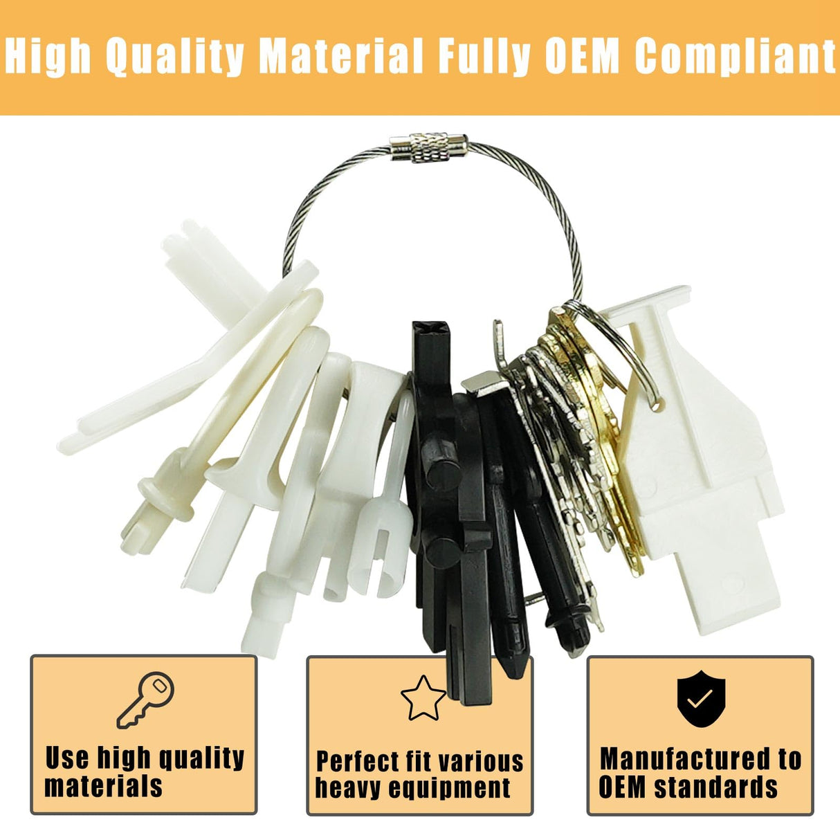 21 Pcs Dispenser Key Set for Waffle San Ja-mar Geo-rgia Pa-cific to-rk Kim-berly Cl-ark Bra-dley Paper Towel Toilet Paper Soap Dispensers Replacement Keys Cat 74 E114 Key