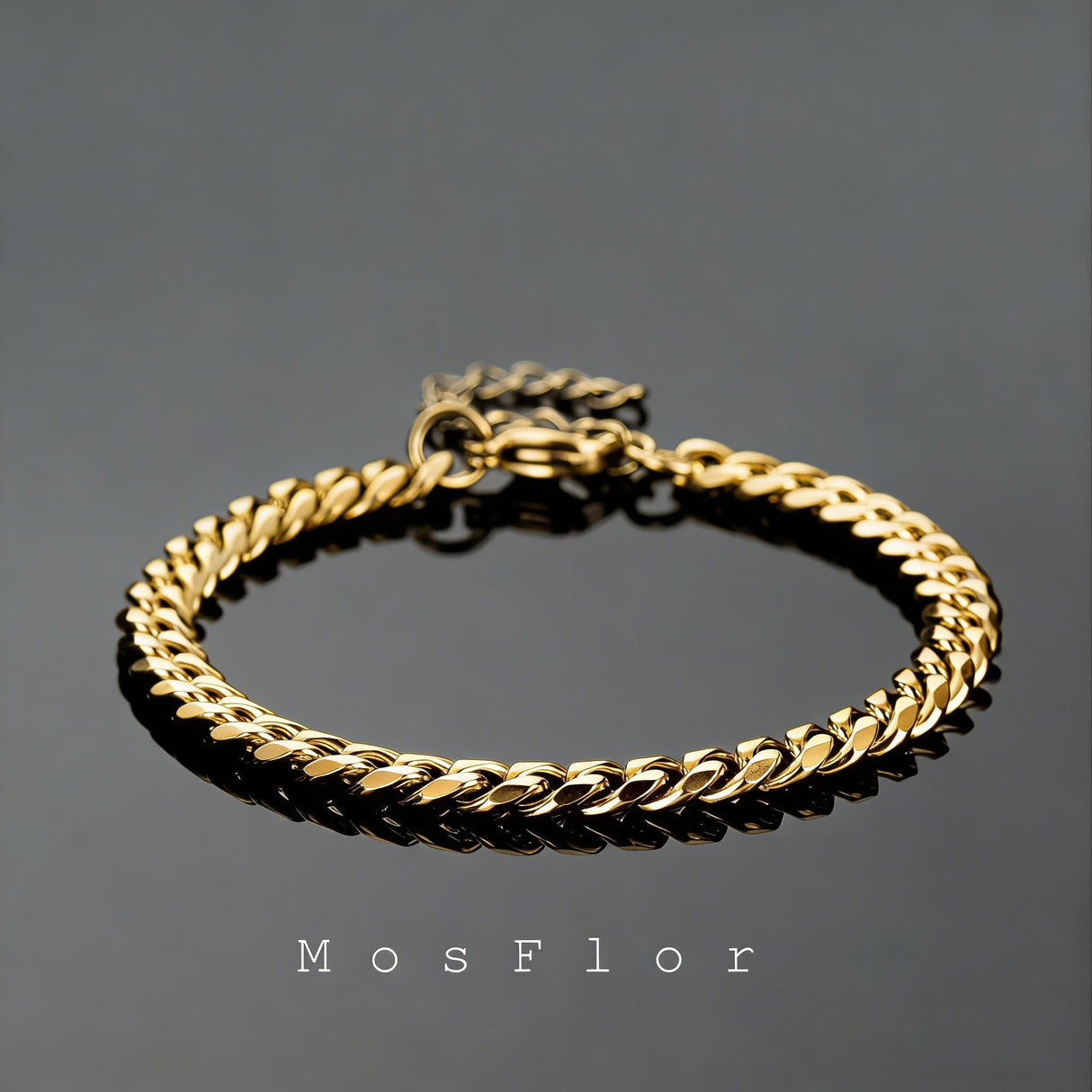 MosFlor Gold Cross Bracelets for Men, Mens Gold Bracelet Set Stainless Steel Cuban Link Chain Bracelets Stack Gold Jewelry Men's Accessories Gifts for Men Dad Him Husband Son Boyfriend