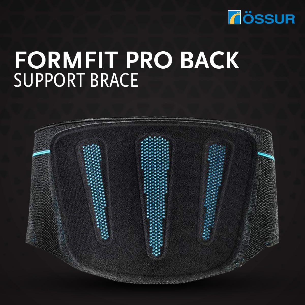 Össur Formfit Pro Back Support - Advanced Lumbar Brace for Pain Relief, Posture Correction, and Spinal Health - Premium Comfort and Support (Small)