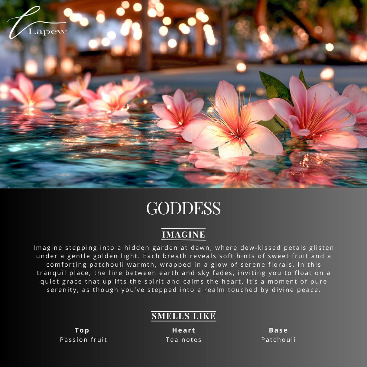 Lapew Goddess Scented Mop Soap Concentrate 36 oz | Premium Fragranced Floor Cleaner | Streak-Free | Hard Floor Cleaning Solution | Eco Friendly | Made in USA