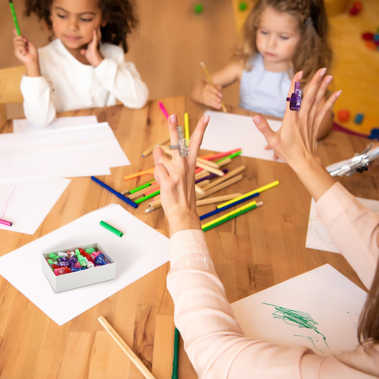 Tuanse 36 Pcs Halloween Christian Finger Lights Gifts Bulk Christian Bible Jesus Church Finger Flashlights Glow in the Dark Religious Inspirational Party Favors for Kids Christmas Halloween Gifts