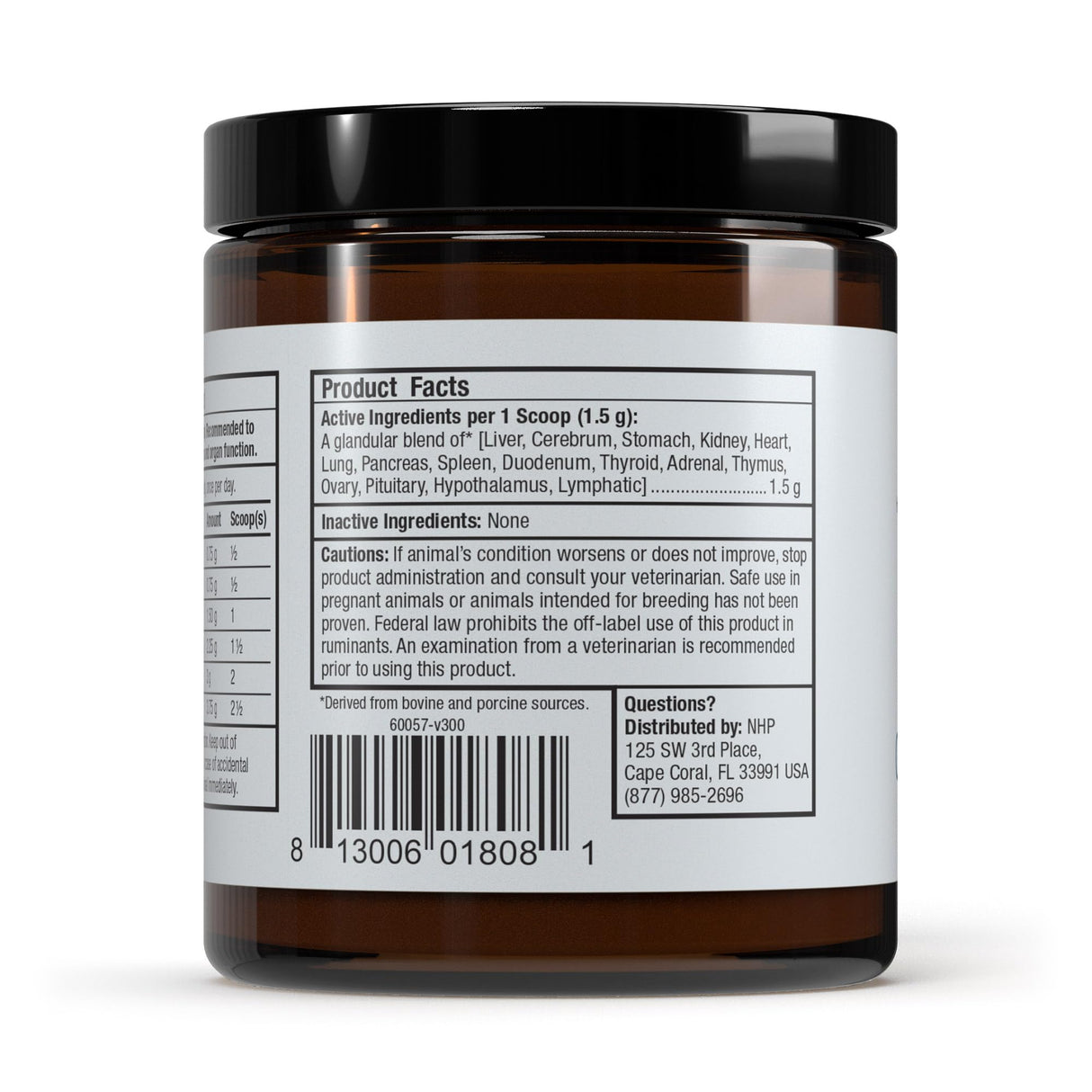 Bark & Whiskers Female Glandular Support, 4 Oz. (113 g), 75 Scoops, Supports Healthy Hormone and Organ Function, Veterinarian Formulated, Non-GMO, Dr. Mercola