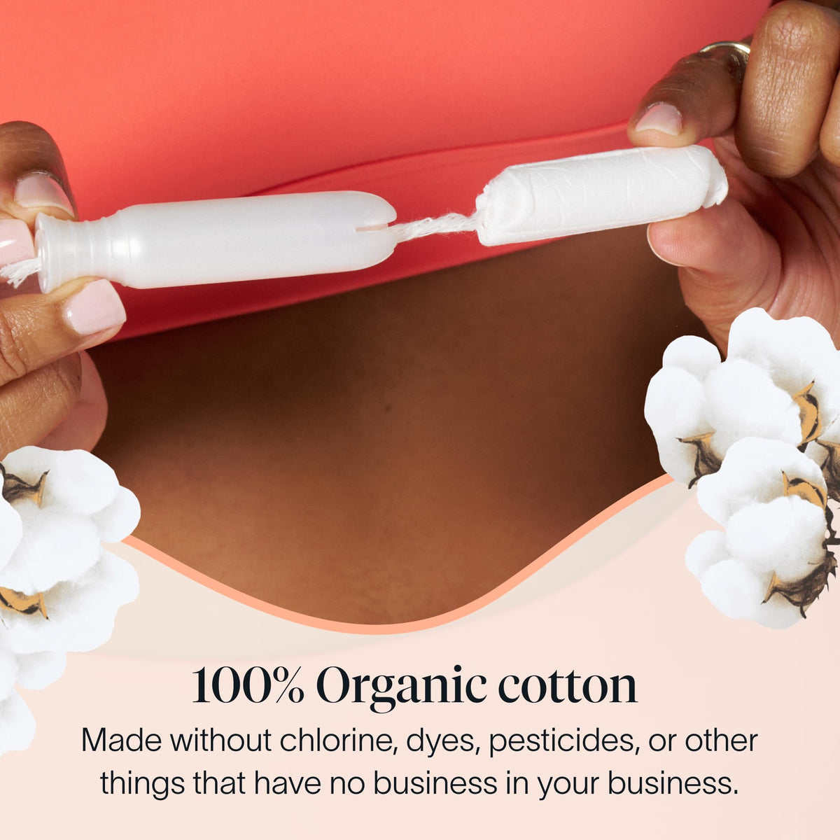 Cora Organic Cotton Tampons Multipack (18 Regular, 18 Super Tampons)