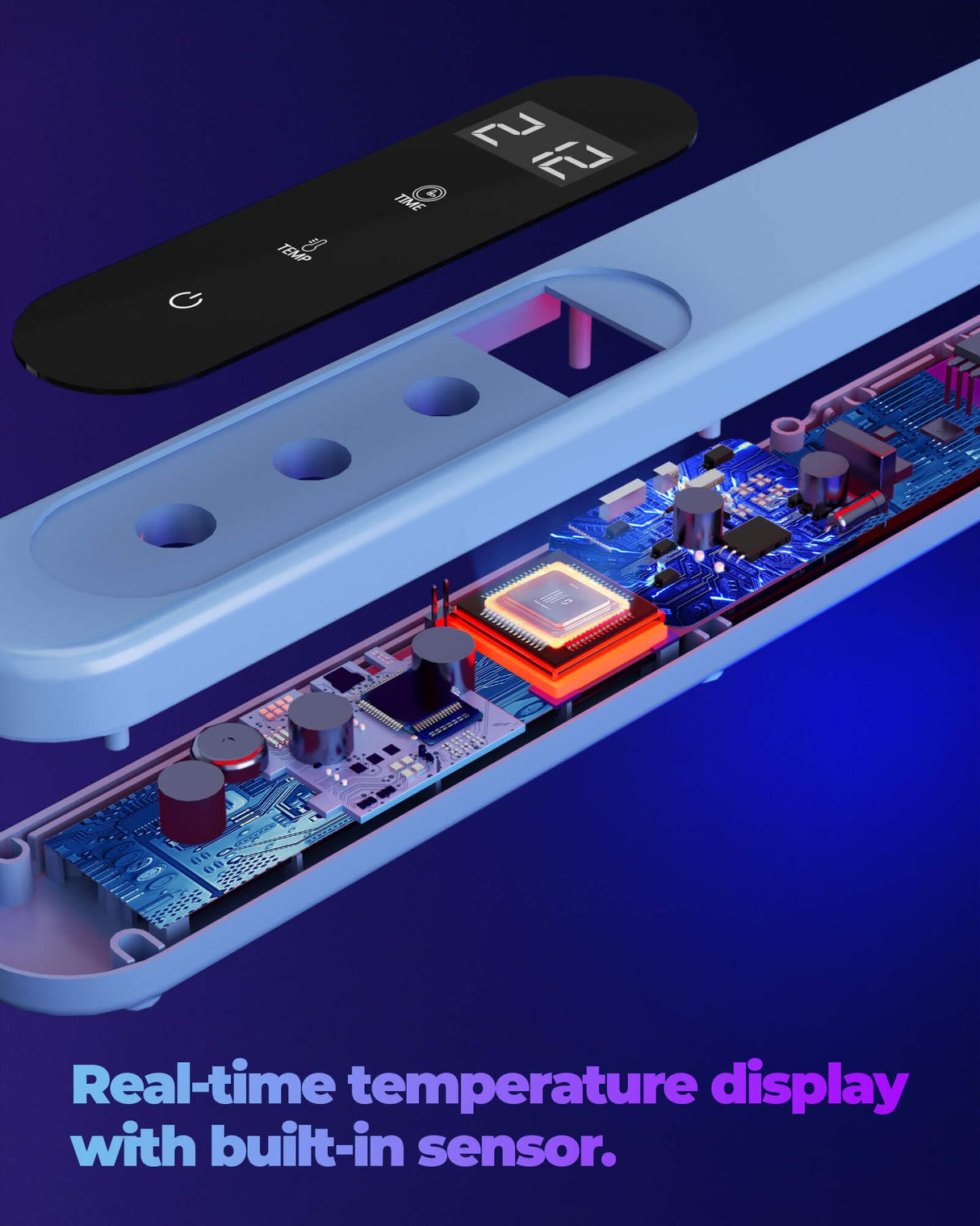 Food Warming Mat for Food, Upgrade High-tech Graphene Heating with 6-Level Adjustable Temperature and 6-Hour Timer, Silicone Roll Up Food Warming Tray, Portable for Parties (Light Blue, Large)