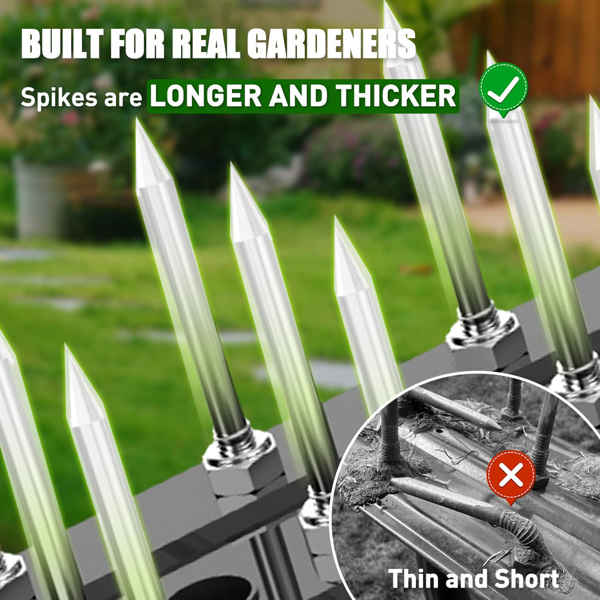 Aerator Lawn Tool Lawn Aerator -Heavy Duty Manual Grass Aerator with 15 Iron Spikes, Height Adjustable, Yard Aerator Tool for Lawn(Black)