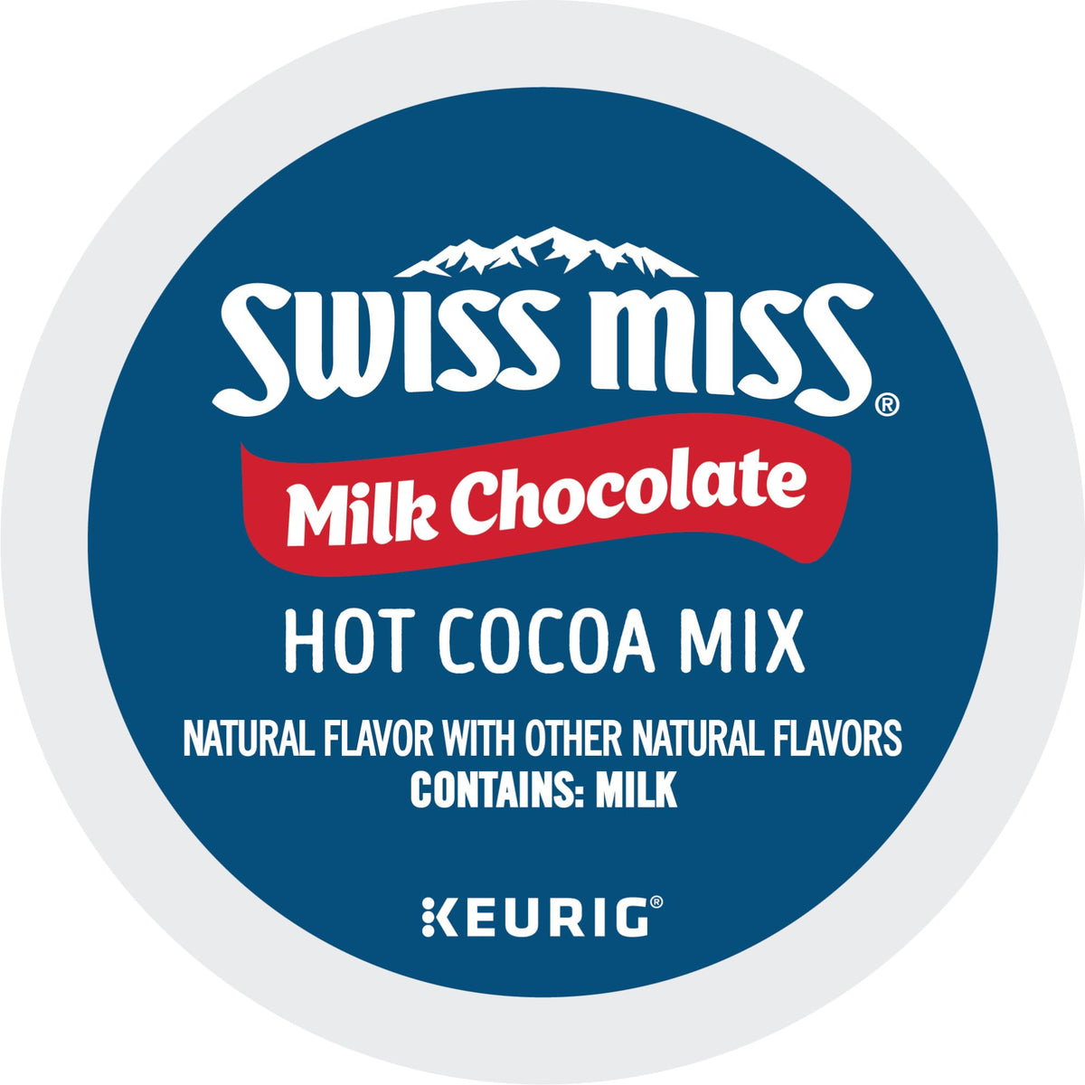 Swiss Miss Milk Chocolate Hot Cocoa, Single-Serve Keurig K-Cup Pods, Hot Chocolate, 44 Count
