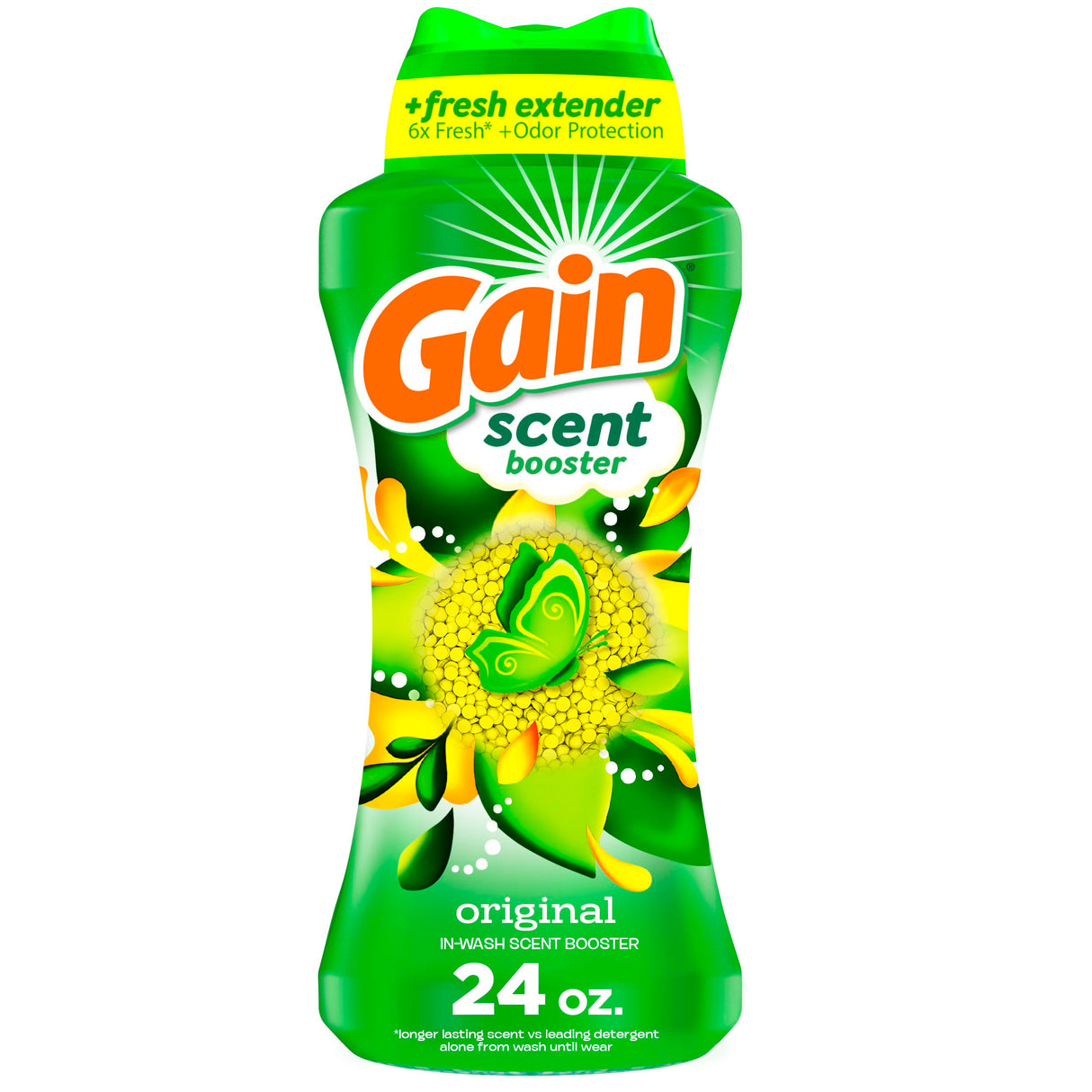 Gain Fireworks In-Wash Scent Booster Beads, Original, 24 oz, Laundry Scent Boosters, Gain Scent Booster Beads, Odor Eliminator