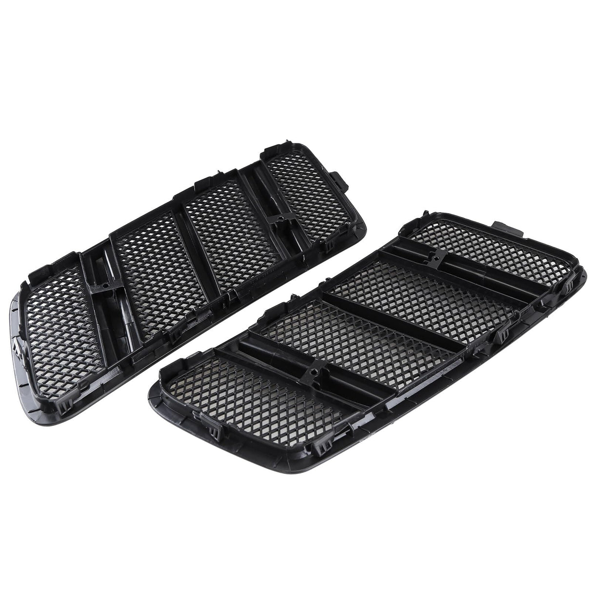 Pair Front Left & Right Hood Vent Air Grille Cover fits for Merce*des Benz W166 GL350 GL450 GL550 GL63 AMG 2013-2016 ML350 ML550 ML63 2012-2015 Hood Air Vent Grille Replaces 1668800105 1668800205