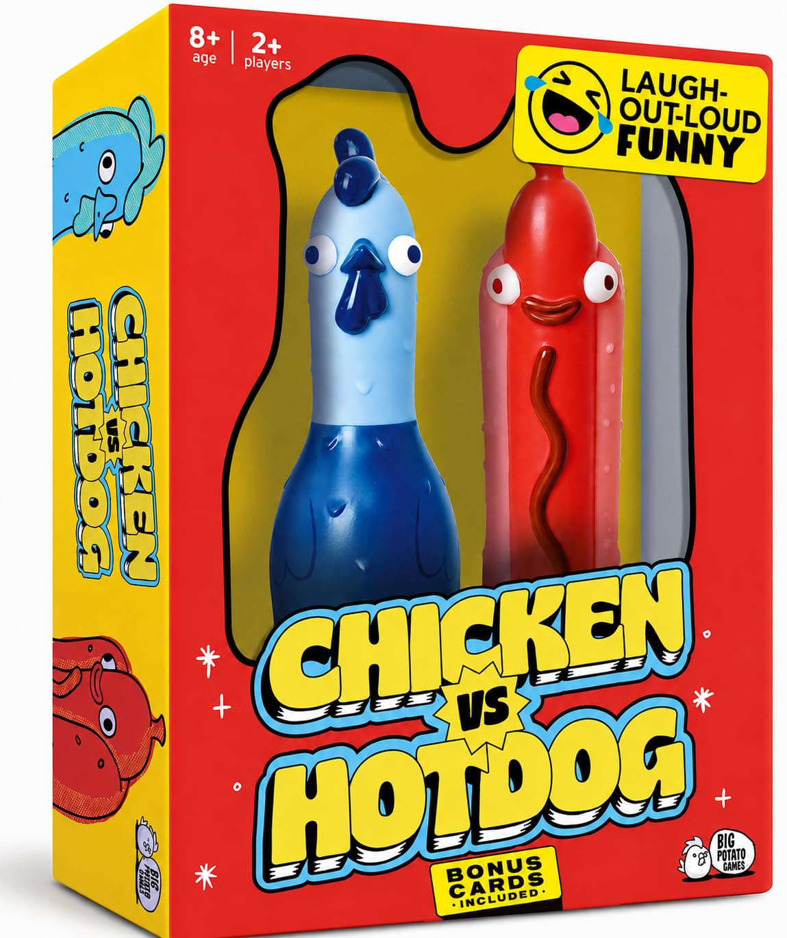 Chicken vs Hotdog Flipping Hilarious Party Game - Kids, Teens, Adults