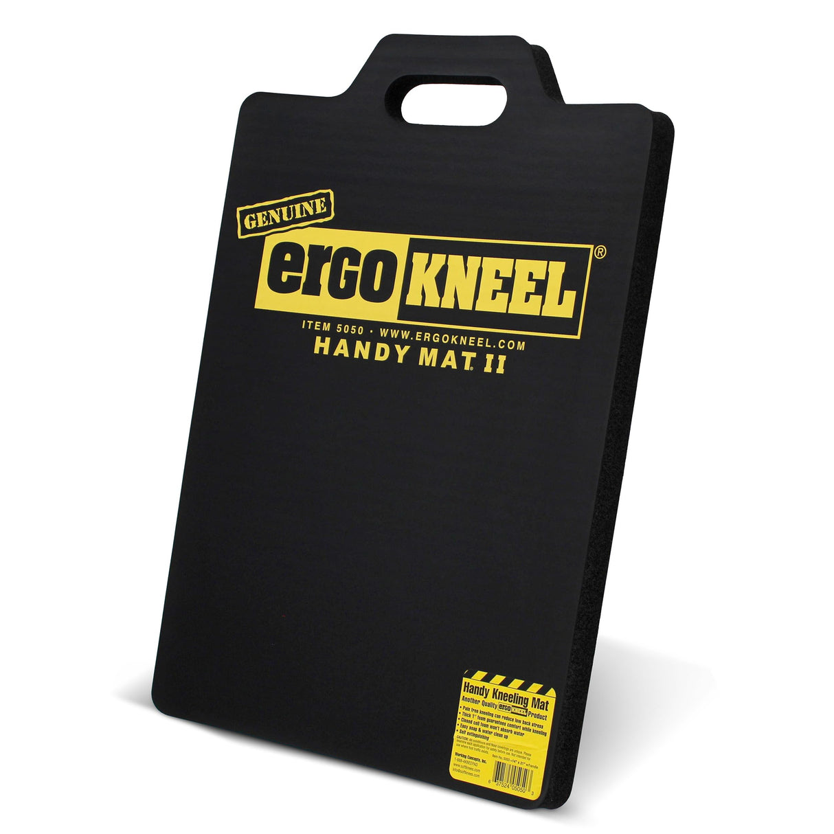 ErgoKneel Foam Kneeling Pad – Extra Thick 1” Kneeling Mat 14” x 21” | Large Working Pad for Knees & Back | Heavy-Duty Anti-Fatigue Knee Mat | Portable Industrial Kneeling Pad