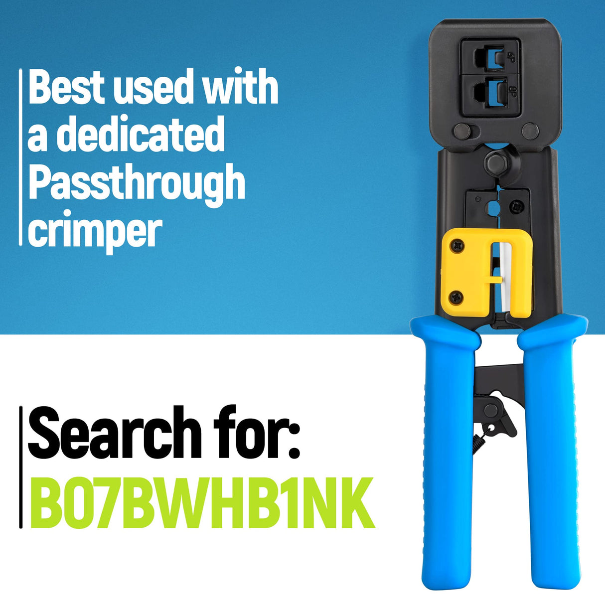 GTZ RJ45 Cat6 Pass Through Connectors and Strain Relief Boots - Pack of 100/100 - EZ to Crimp Modular Plug for Solid or Stranded UTP Network Cable