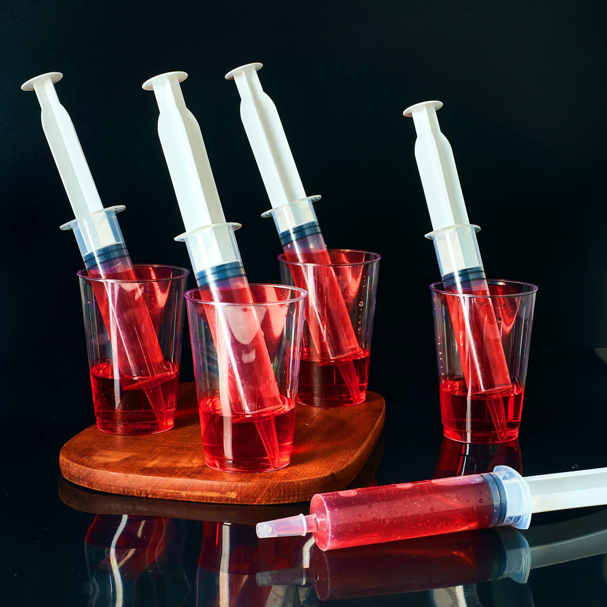JOLLY PARTY 40 Pack Jelly Shot Syringes, 2 oz Jelly Shot Syringe With Caps
