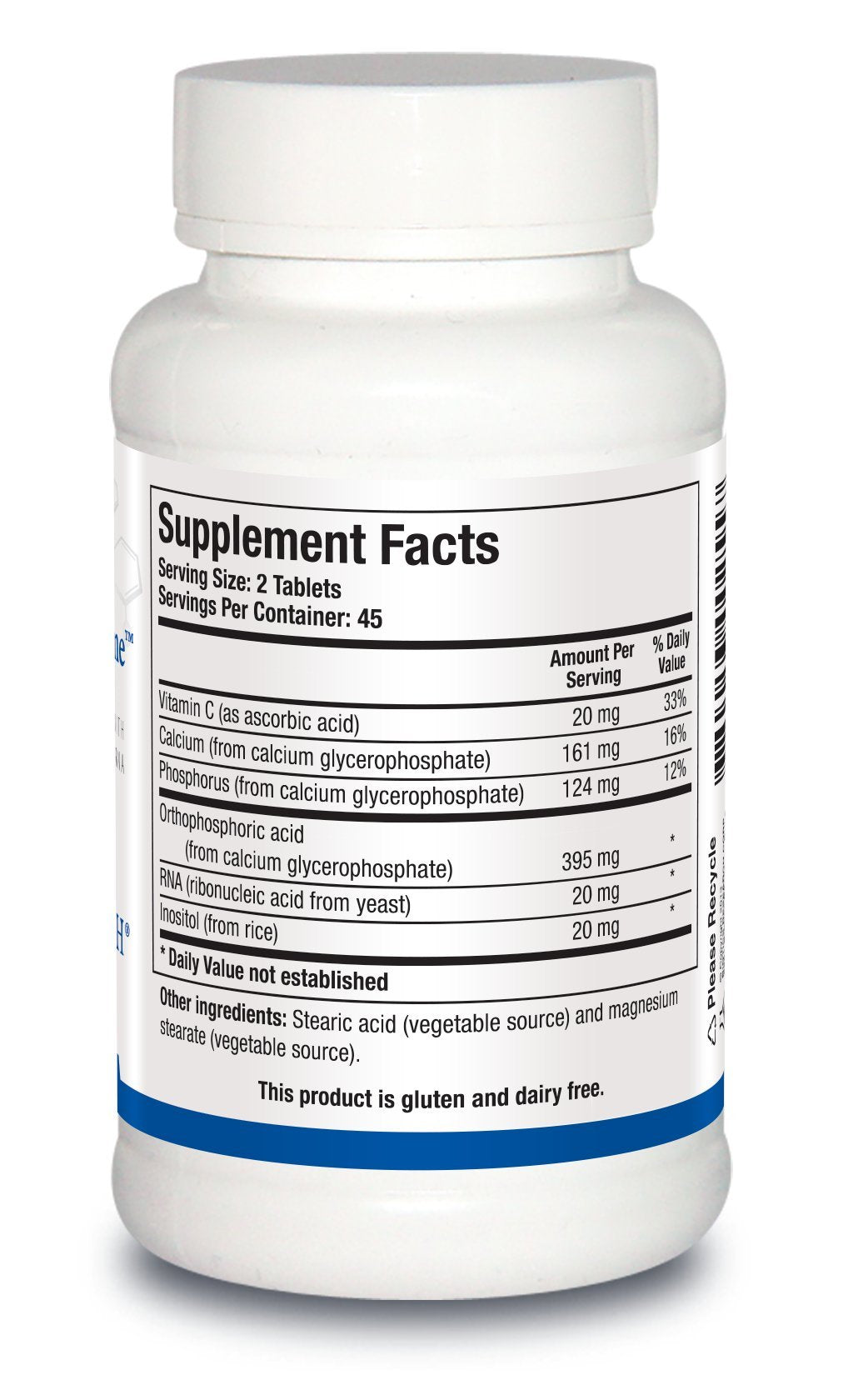 Biotics Research Super Phosphozyme –Phosphorous and RNA, Electrolytes, Healthy Bones and Teeth, Protein Production, Energy Support, 90 Tablets