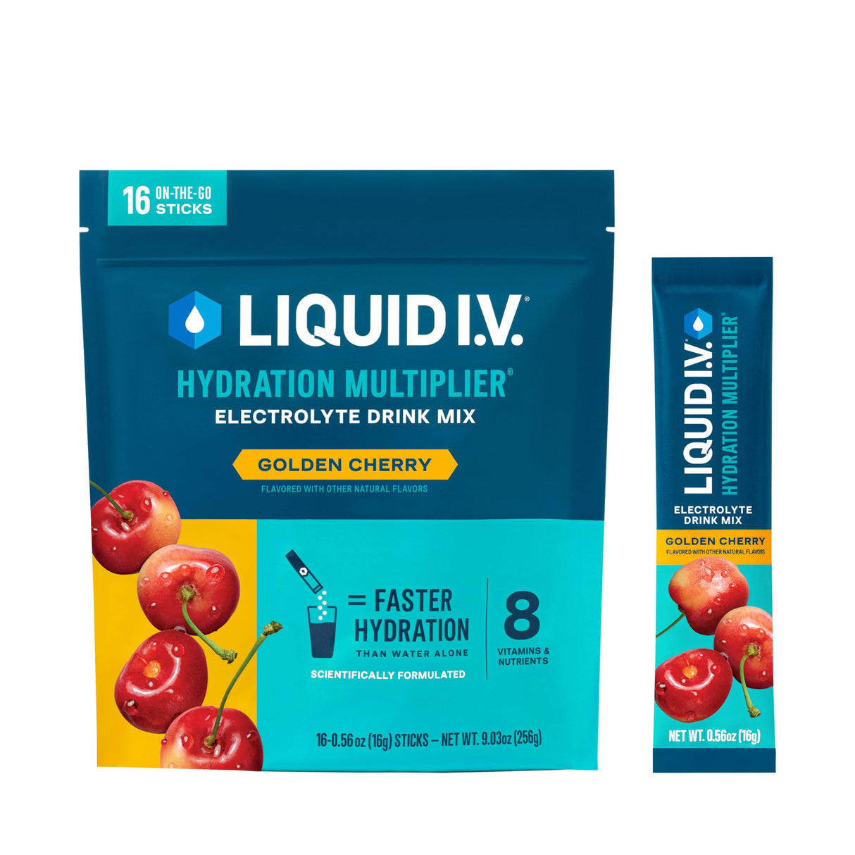 Liquid I.V.® Hydration Multiplier - Acai Berry | Electrolyte Powder Drink Mix | 1 Pack (16 Servings)